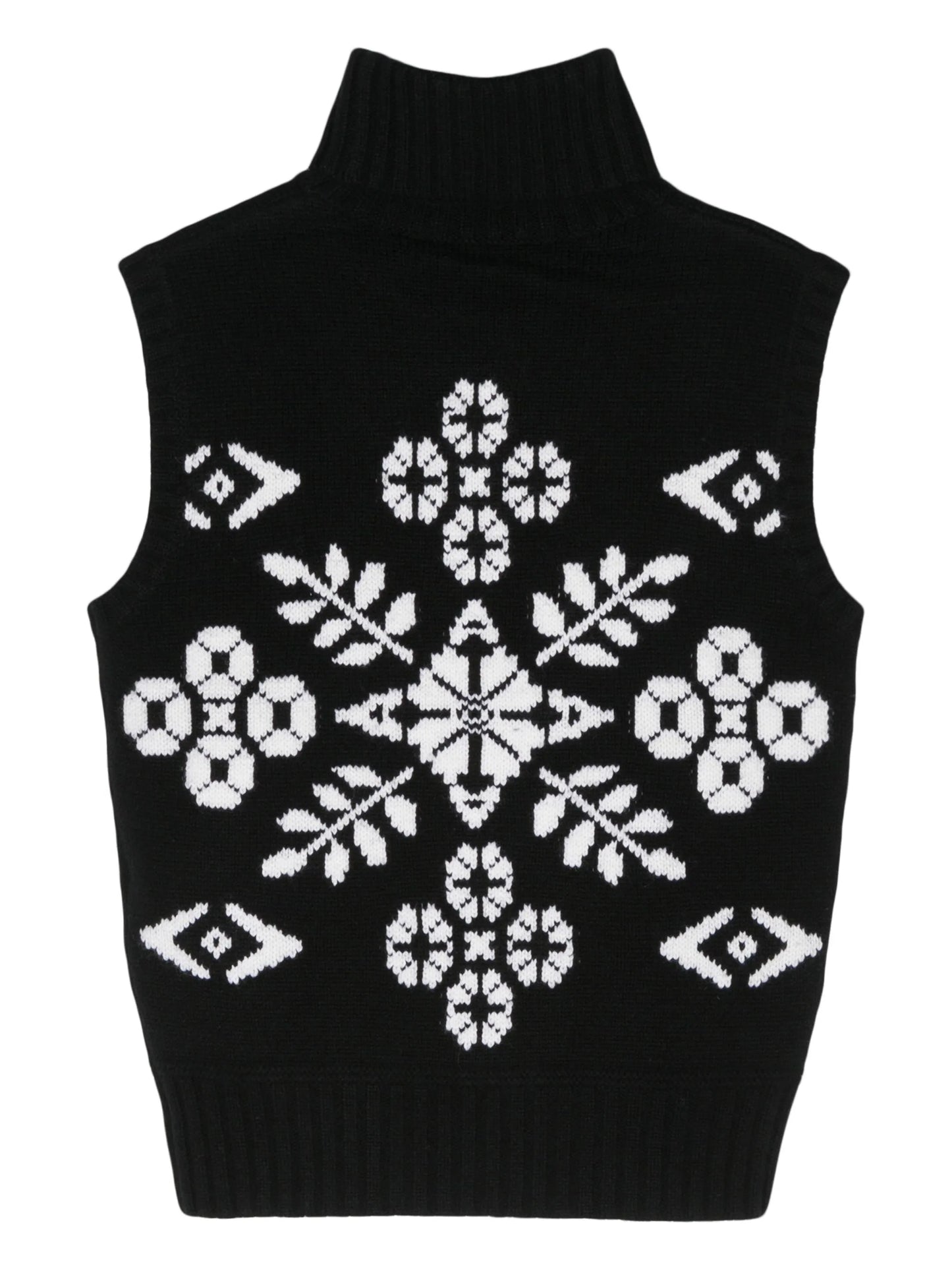 Vivy patterned-jacquard top