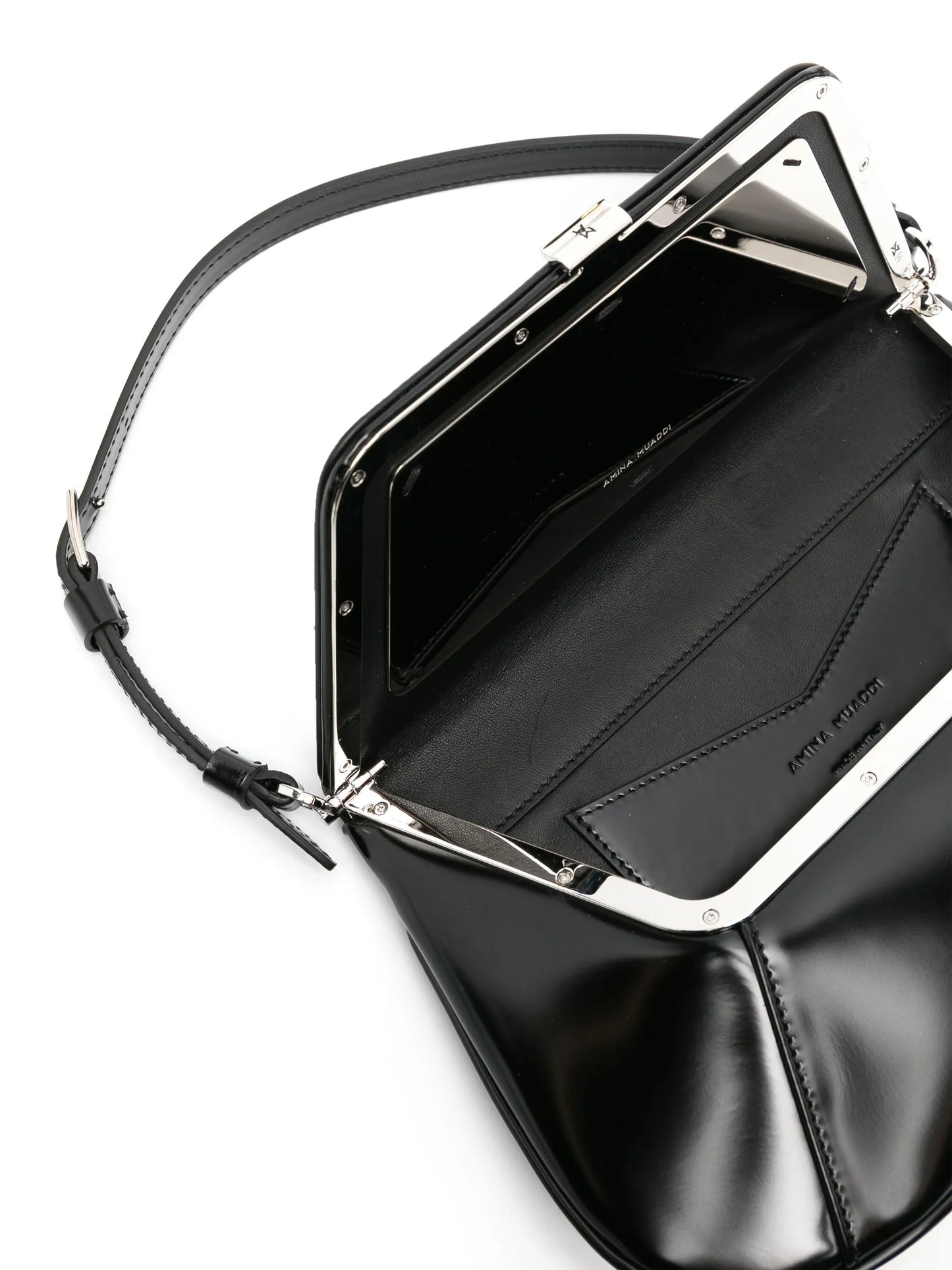 Ami patent leather shoulder bag