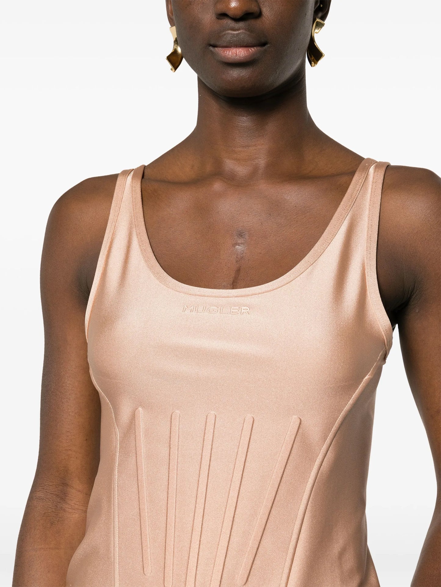 satin corset top