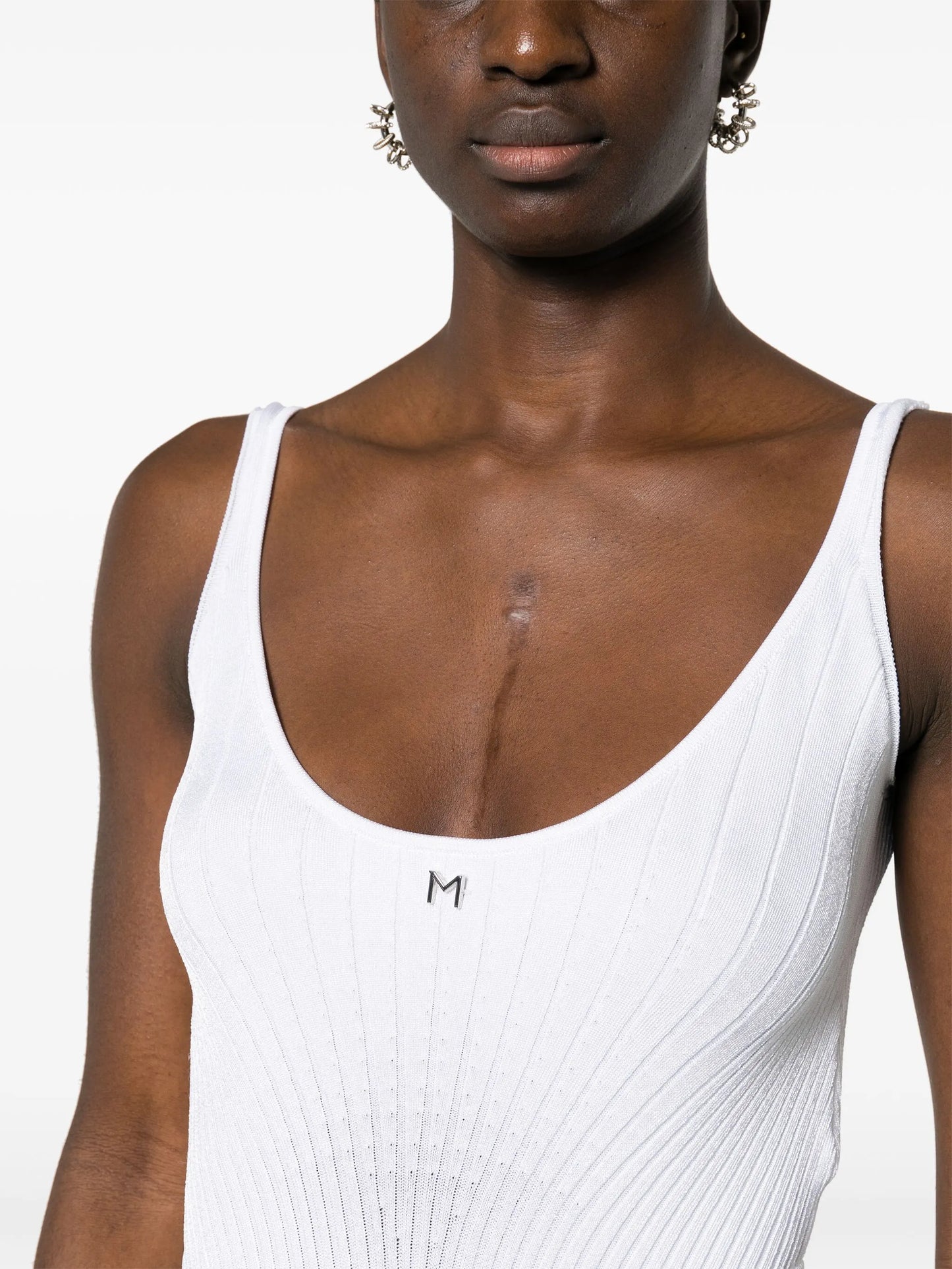 knitted corset bodysuit