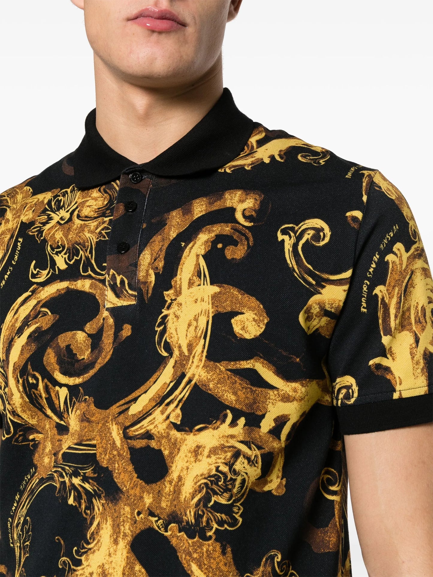 Watercolour Couture polo shirt