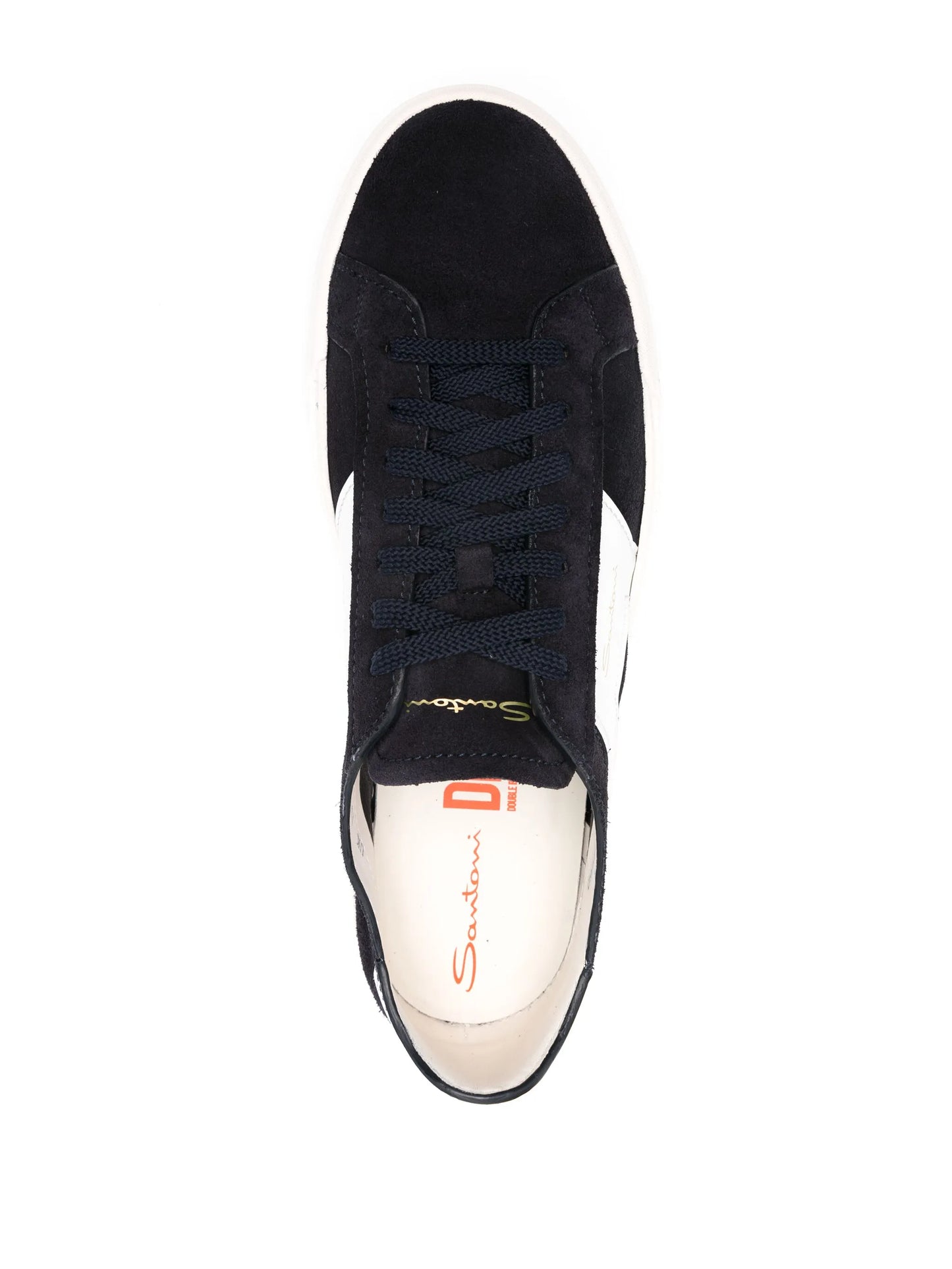 Double Buckle suede sneakers