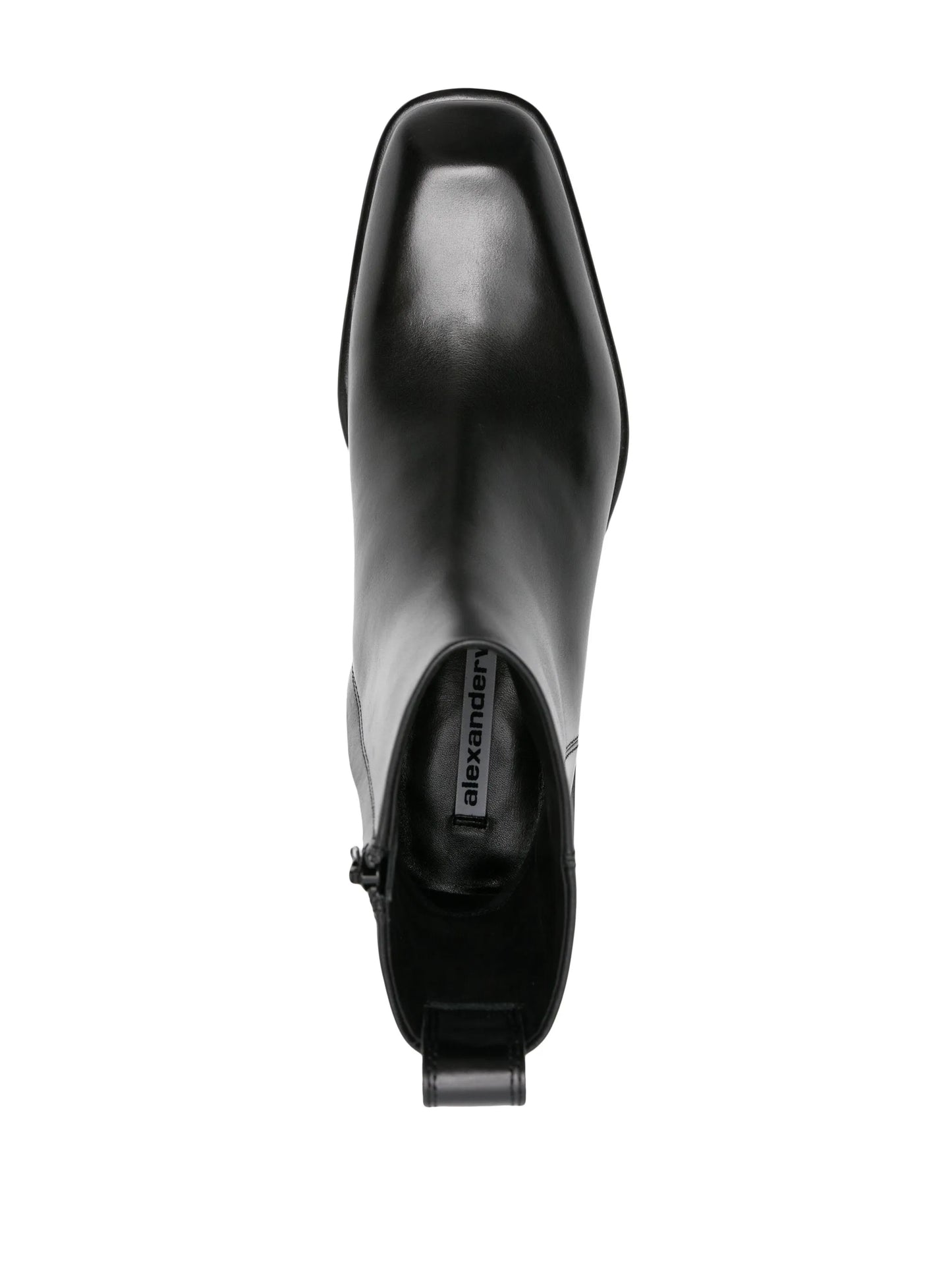 Throttle 35mm leather ankle boots