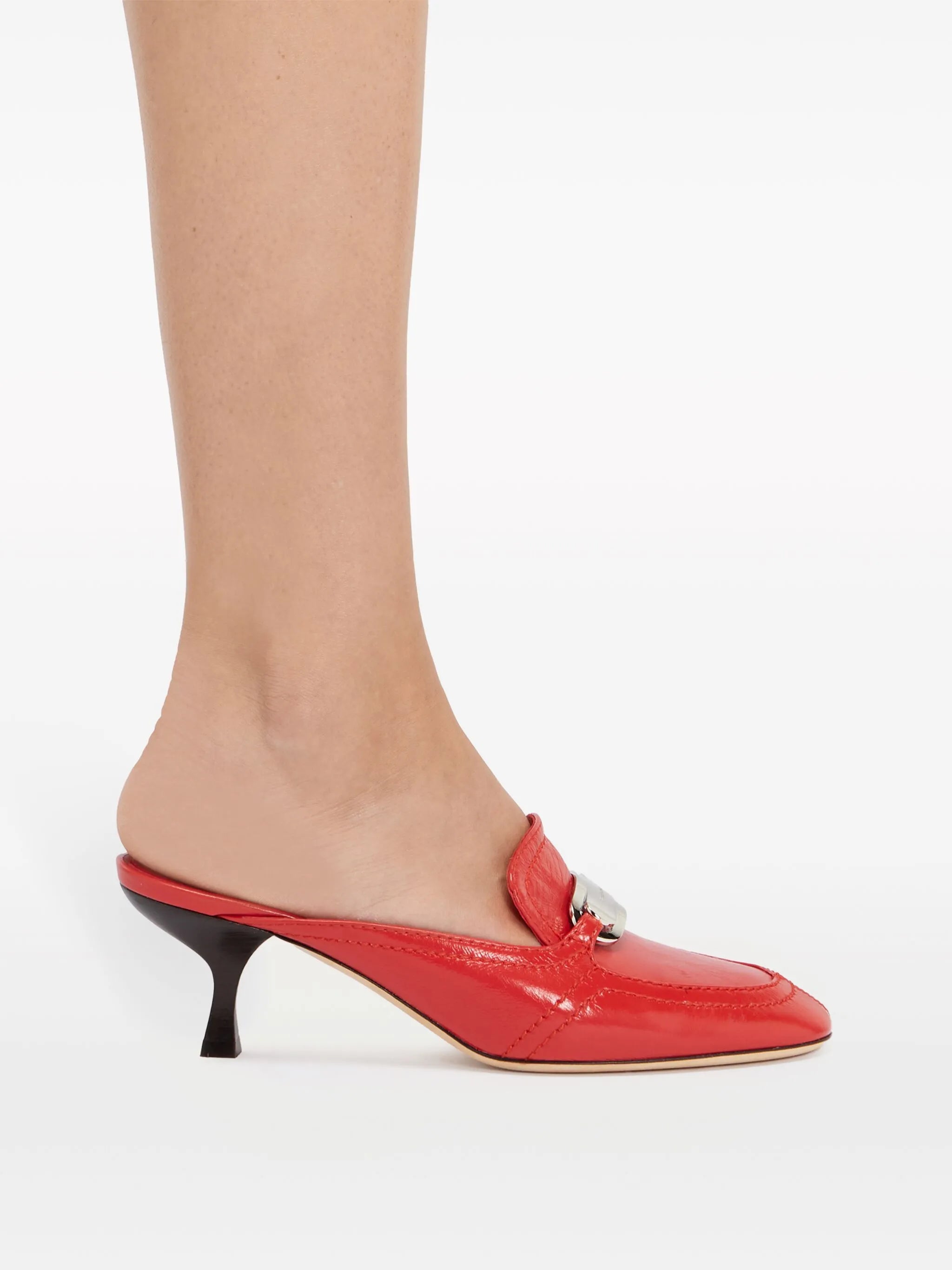 kitten-heel mules