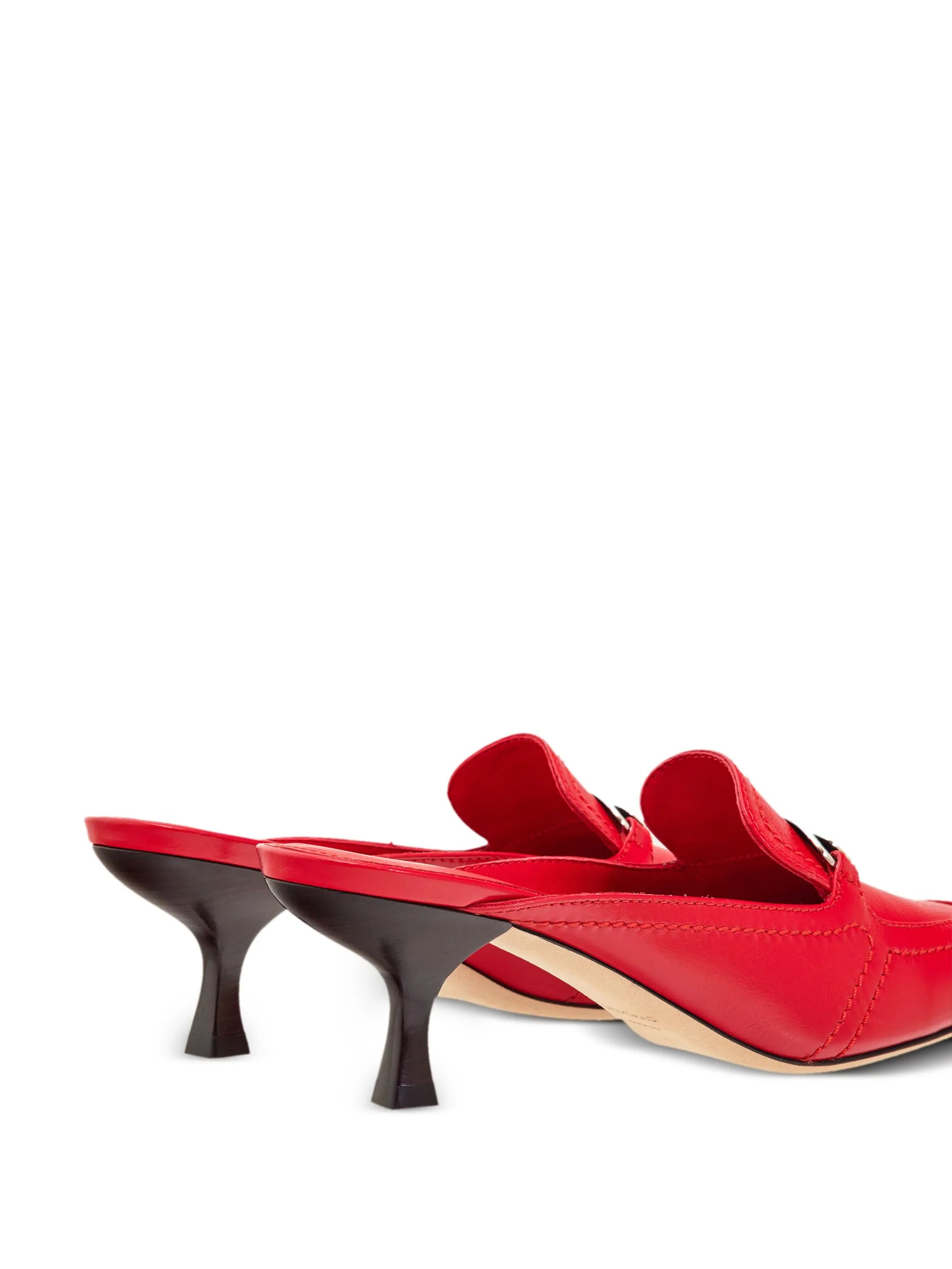 kitten-heel mules