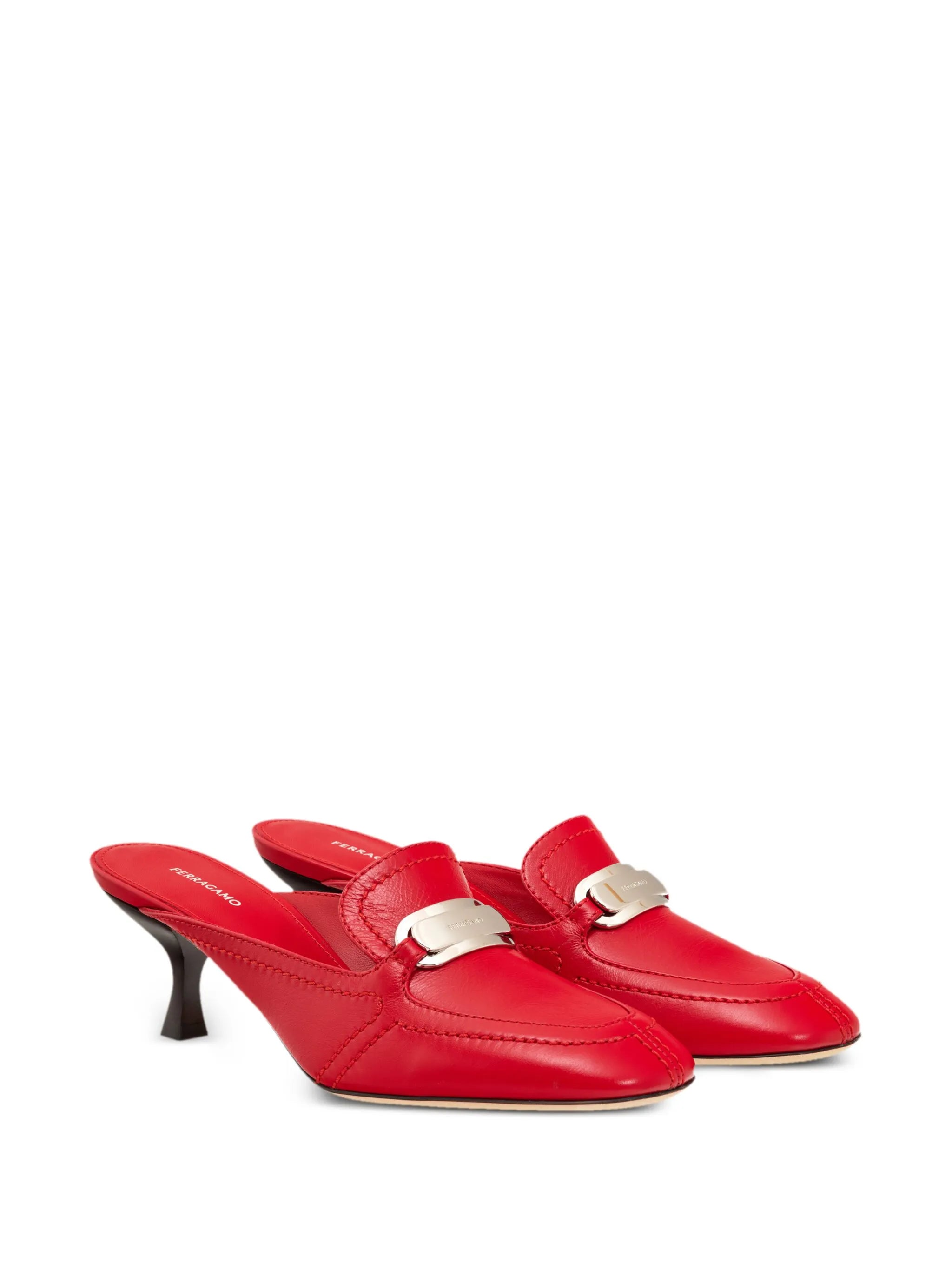 kitten-heel mules