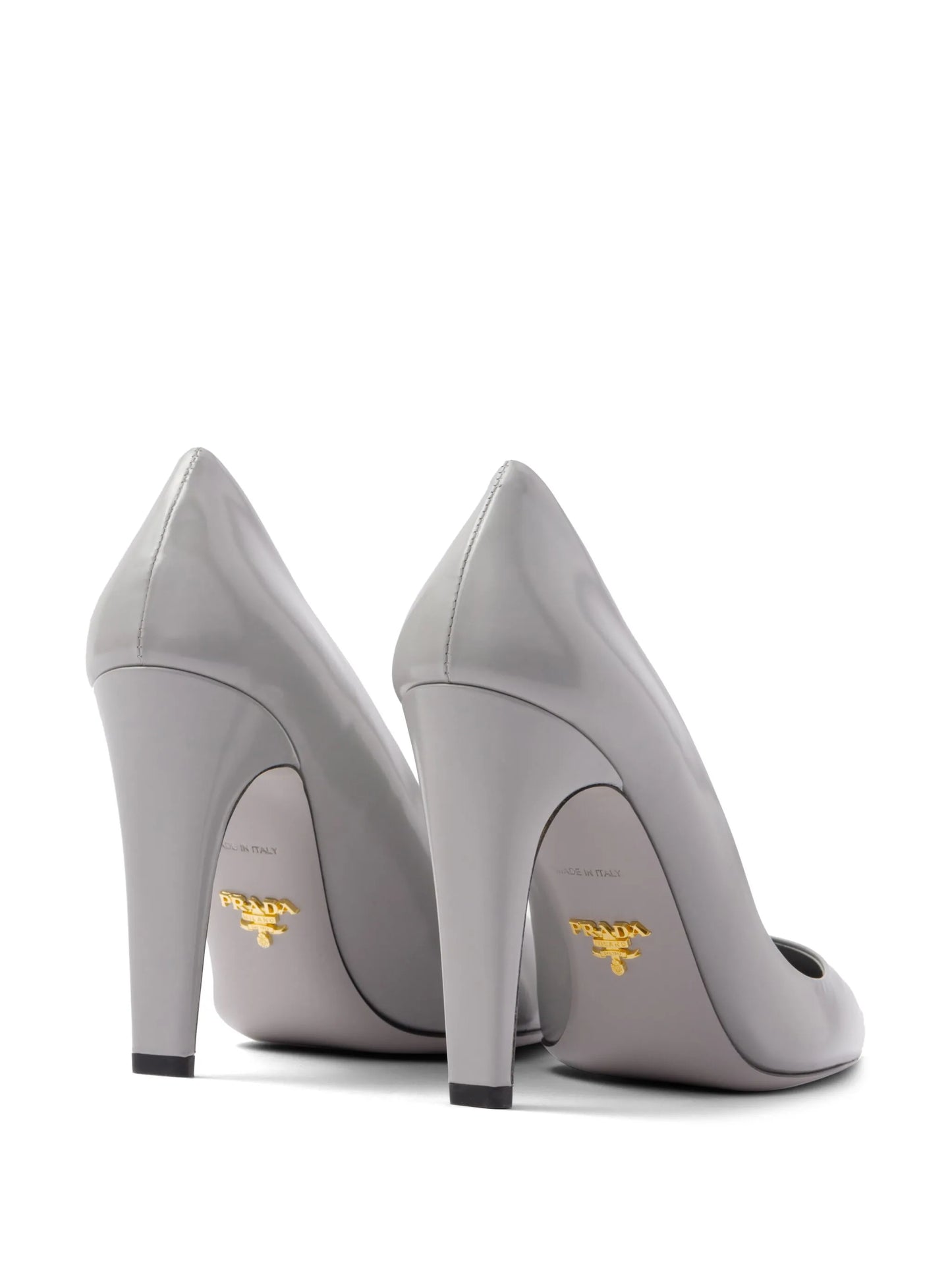 brushed leather pumps