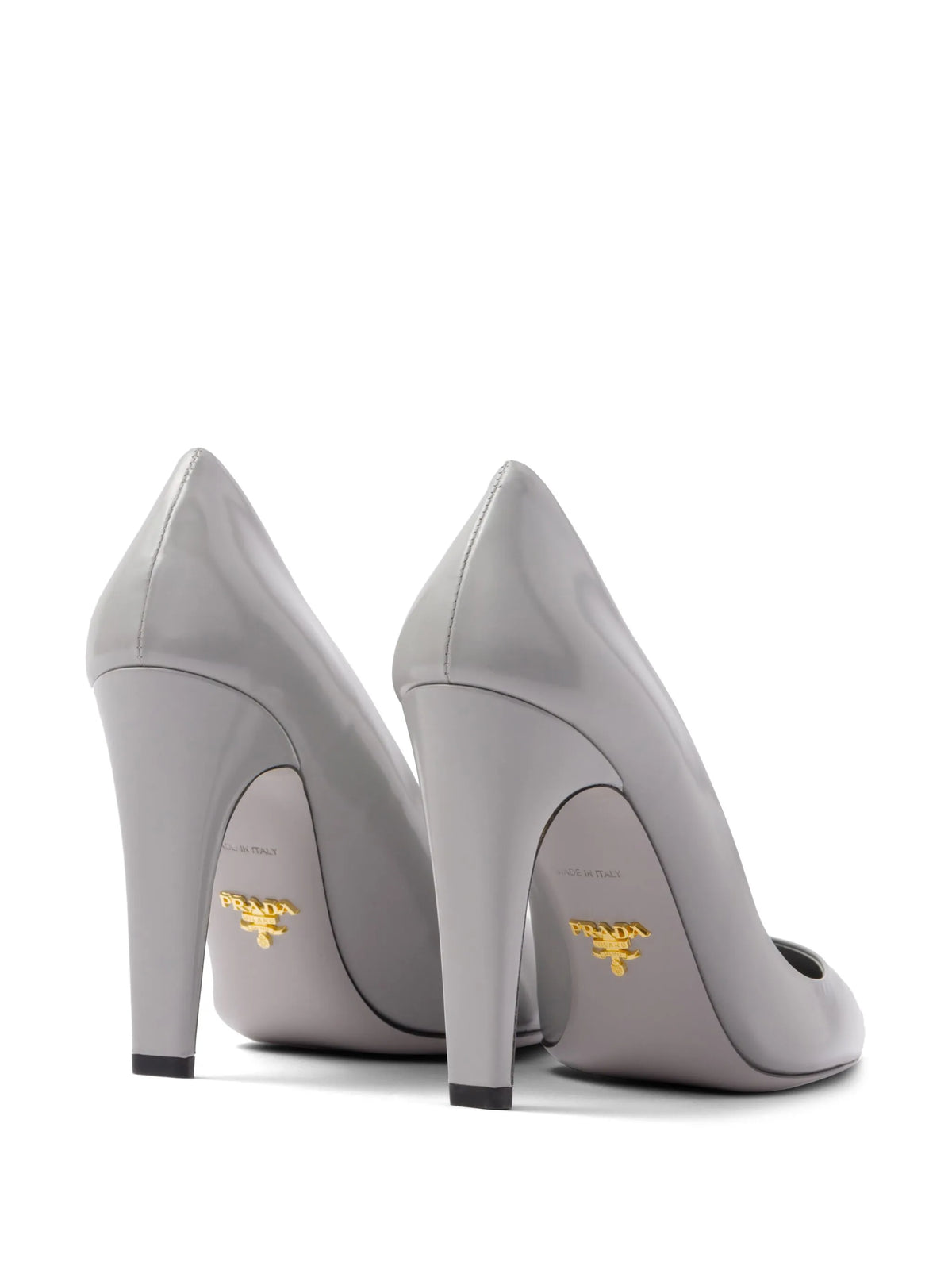 brushed leather pumps