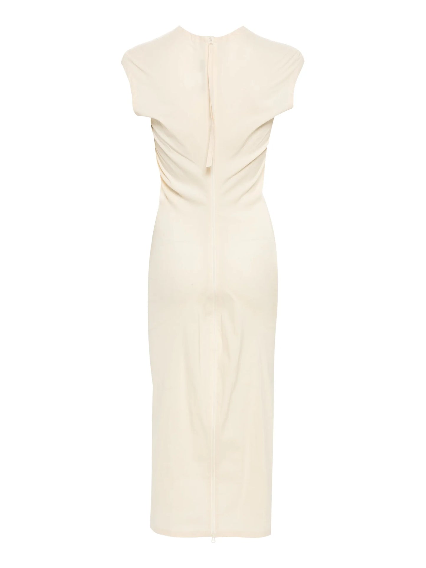 Membrane textured midi dress