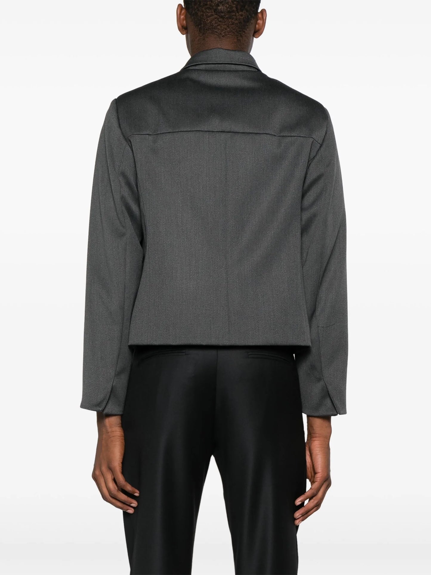 double-breasted wool jacket
