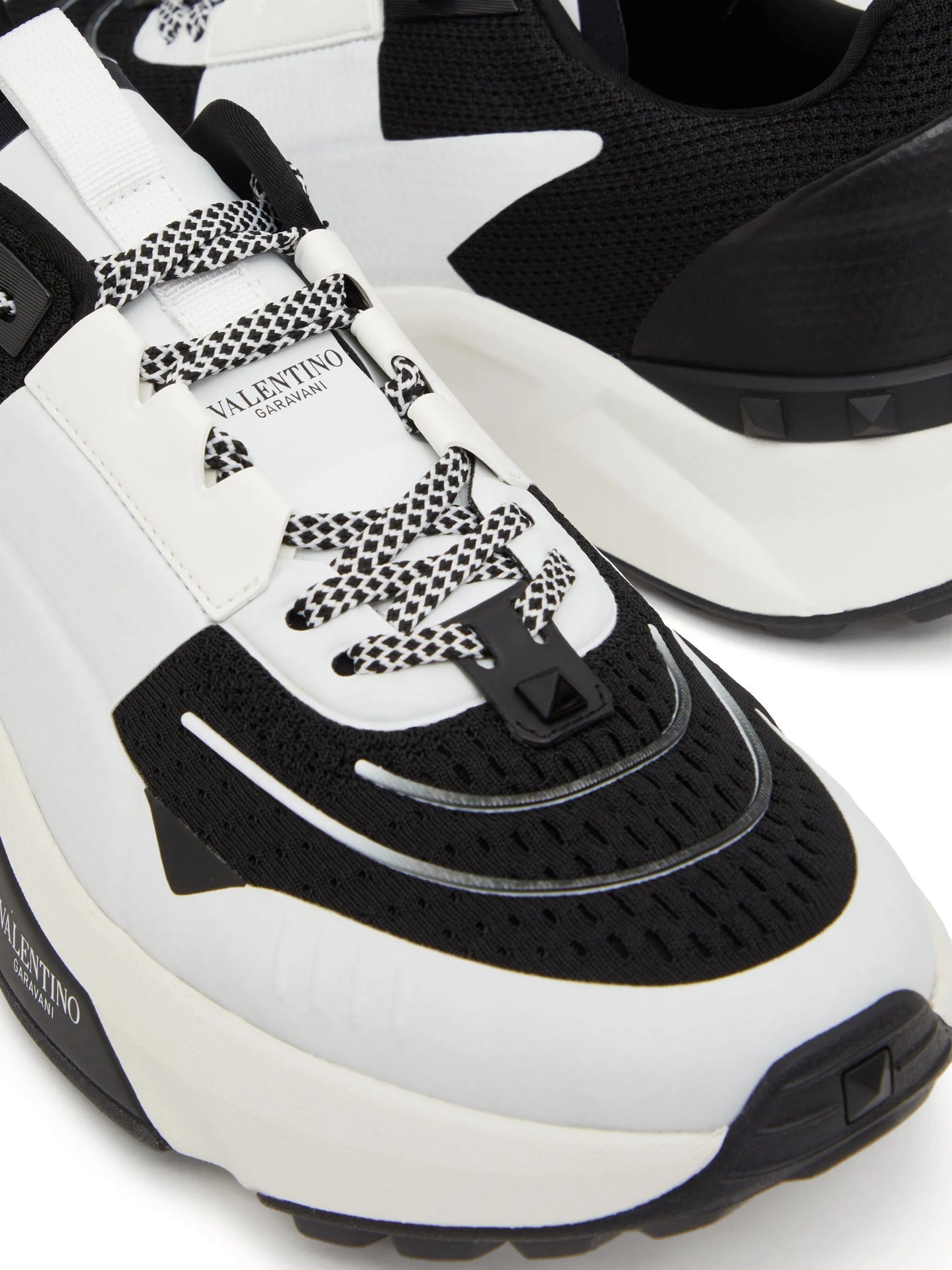 True Act studded panel sneakers