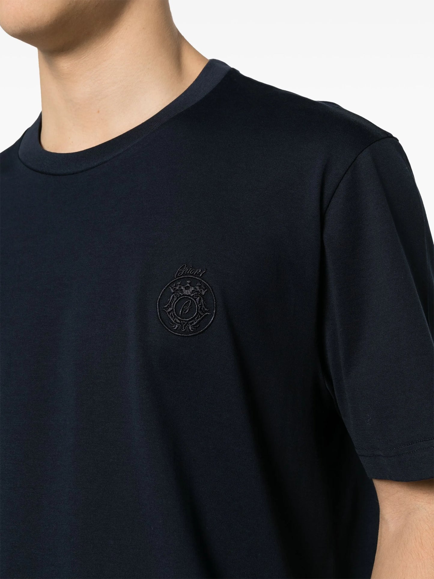 embroidered-logo cotton T-shirt
