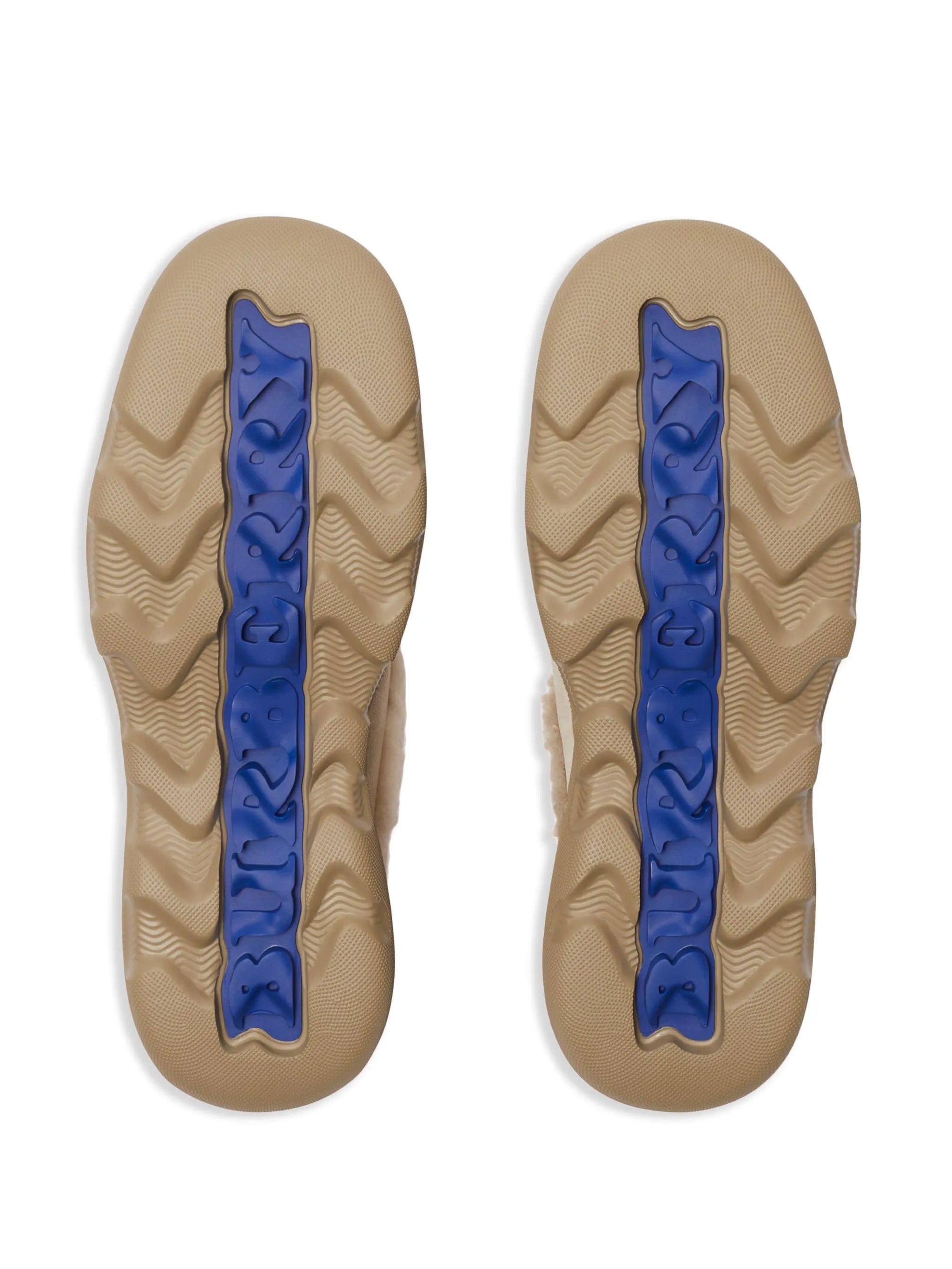 logo-charm suede mules