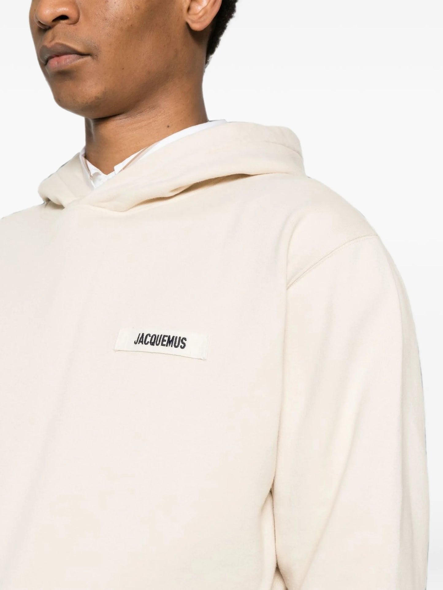 Le Hoodie Gros Grain logo-patch hoodie