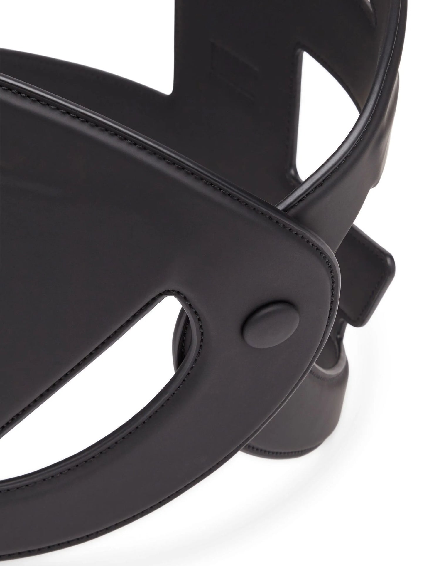 B-Cage-D faux-leather belt