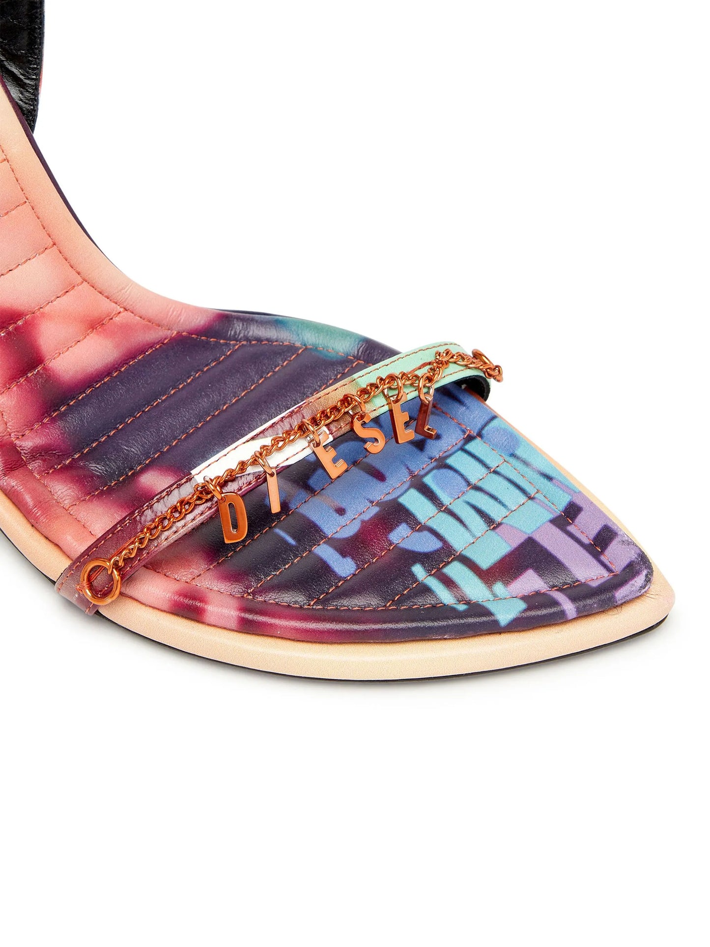 D-Vina logo-charm sandals