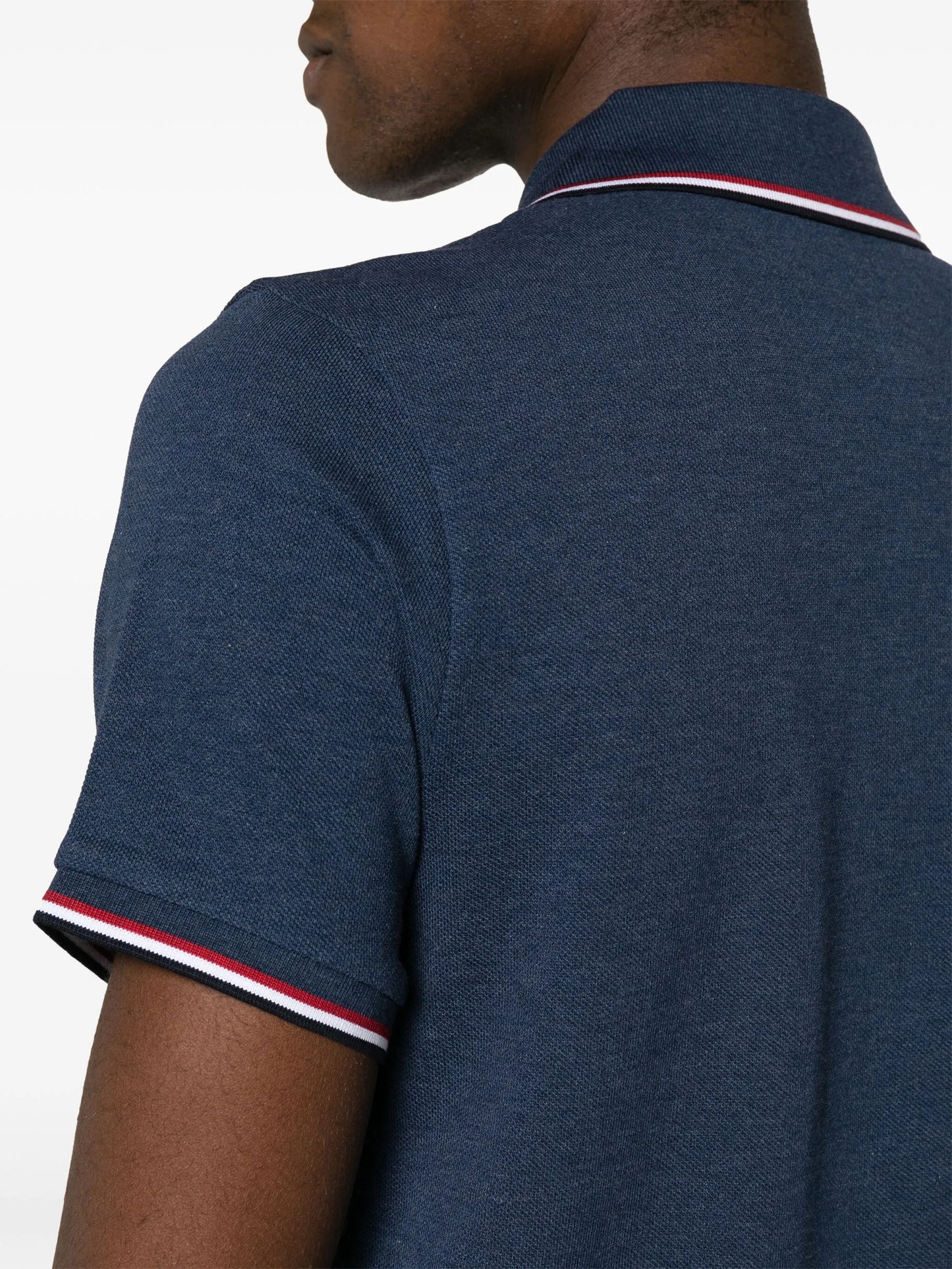 logo-patch cotton polo shirt