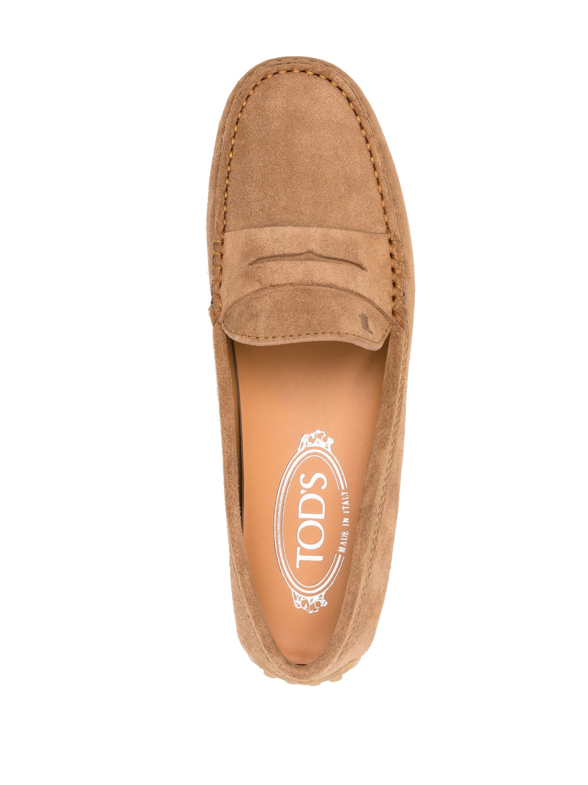 Gommino suede loafers