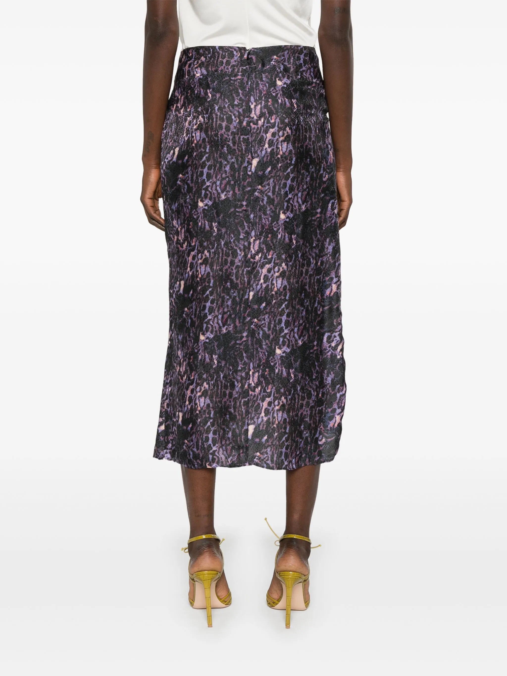 Lisanne animal-print skirt