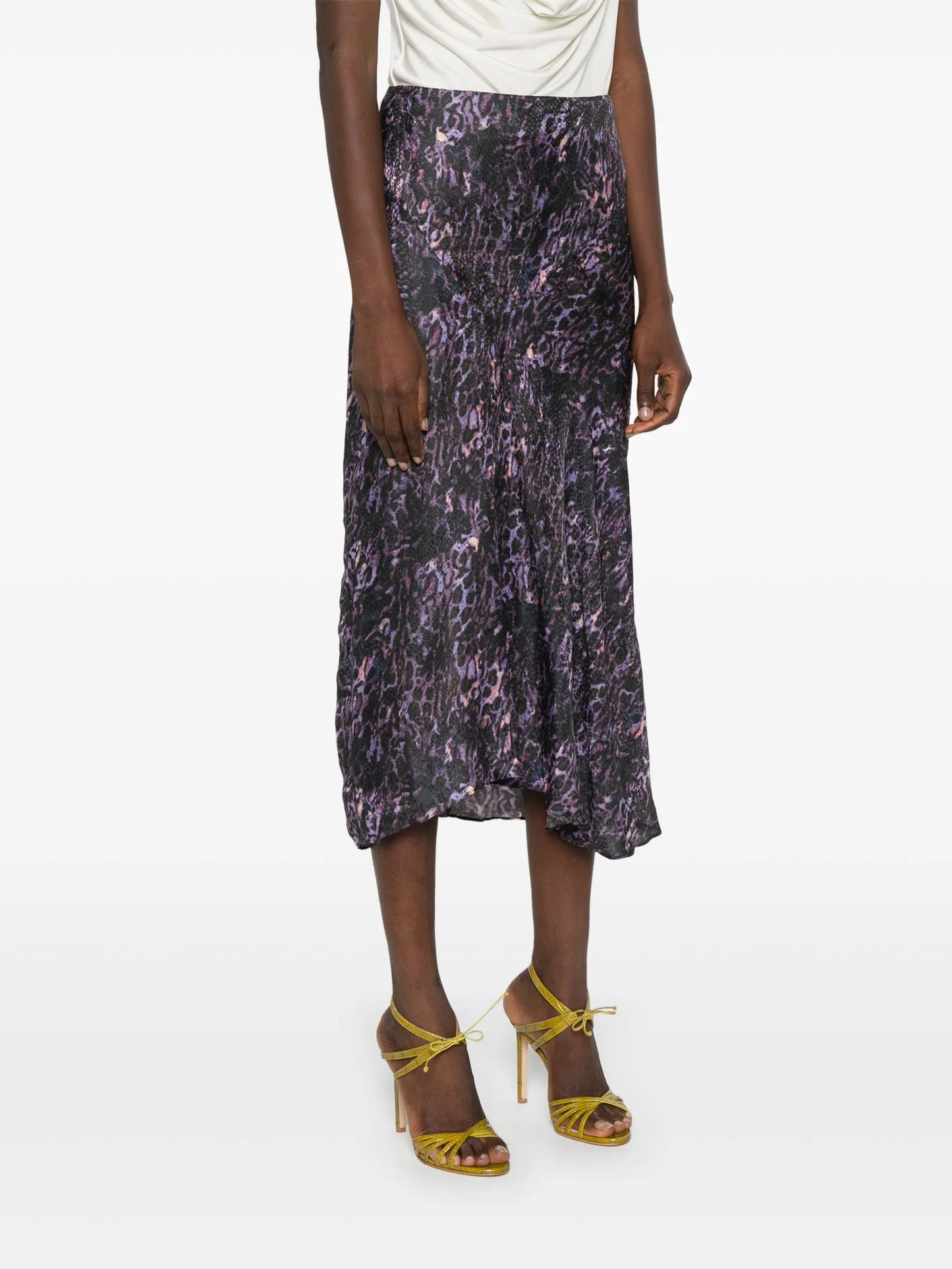 Lisanne animal-print skirt