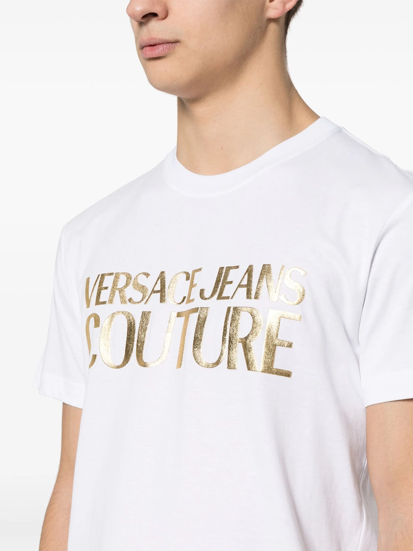 barocco-print cotton T-shirt