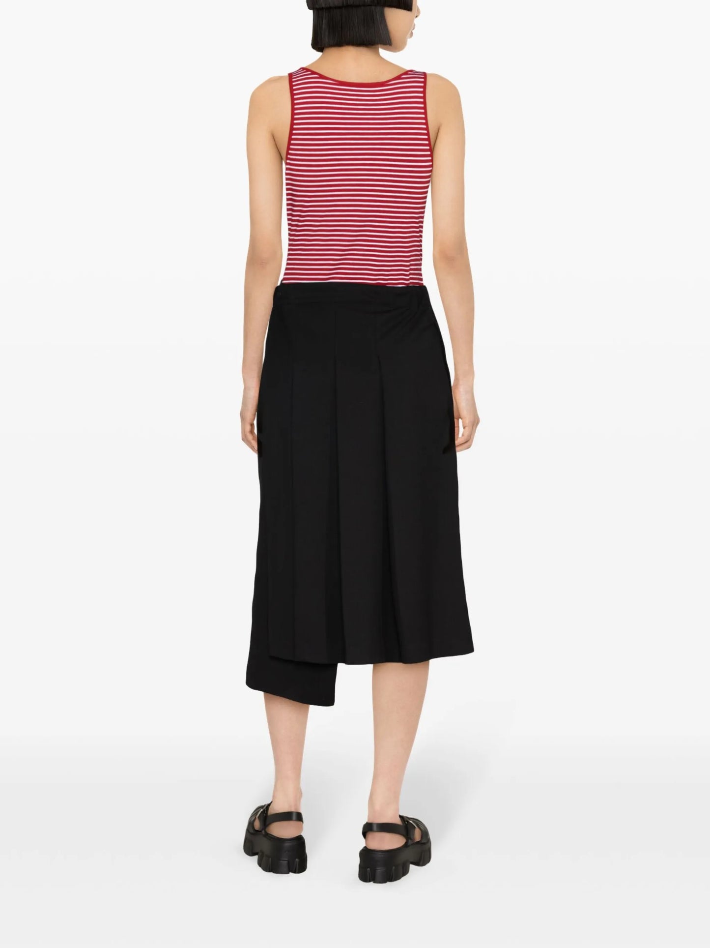 striped logo-appliqué bodysuit