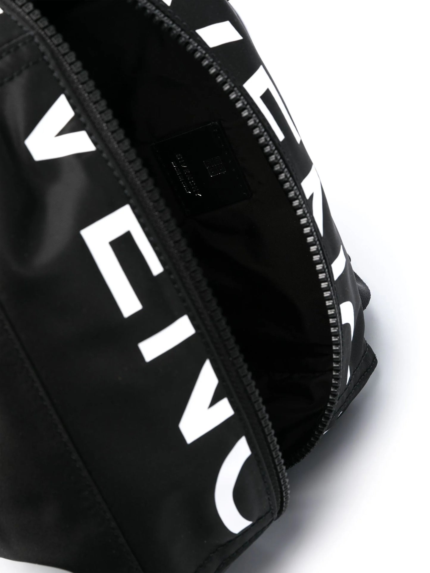 logo-print messenger bag