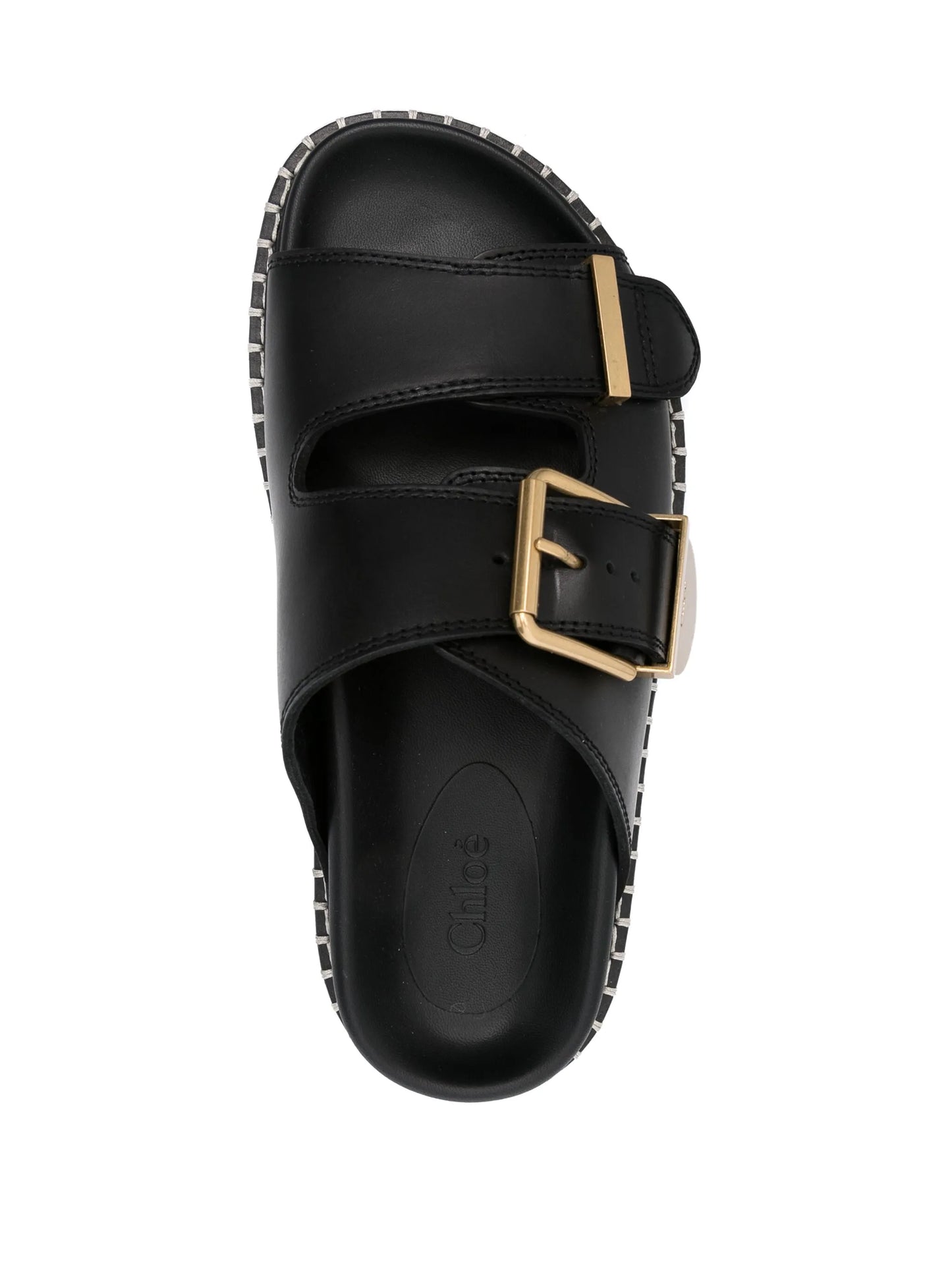 Rebecca leather slides