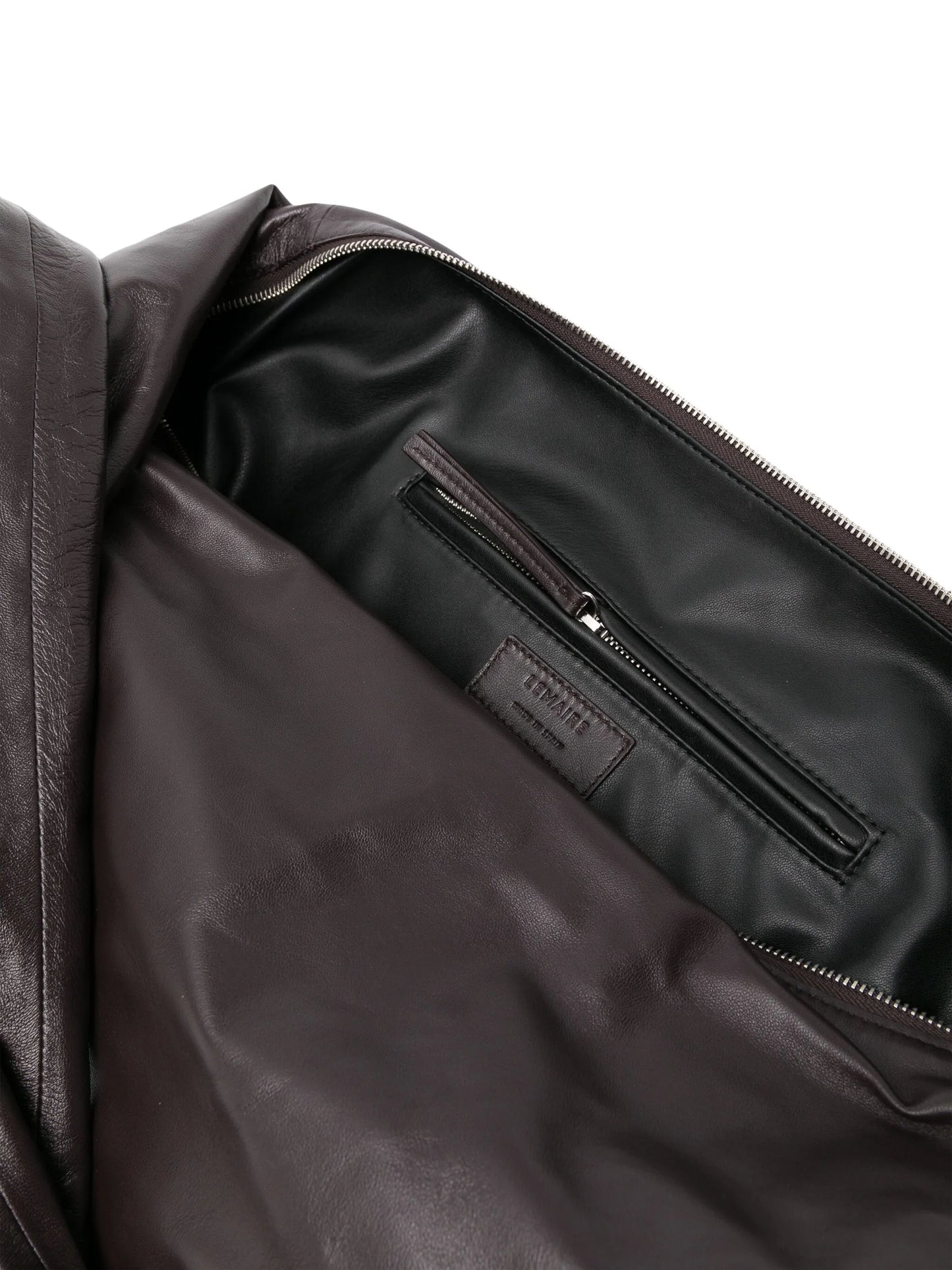 Scarf leather crossbody bag
