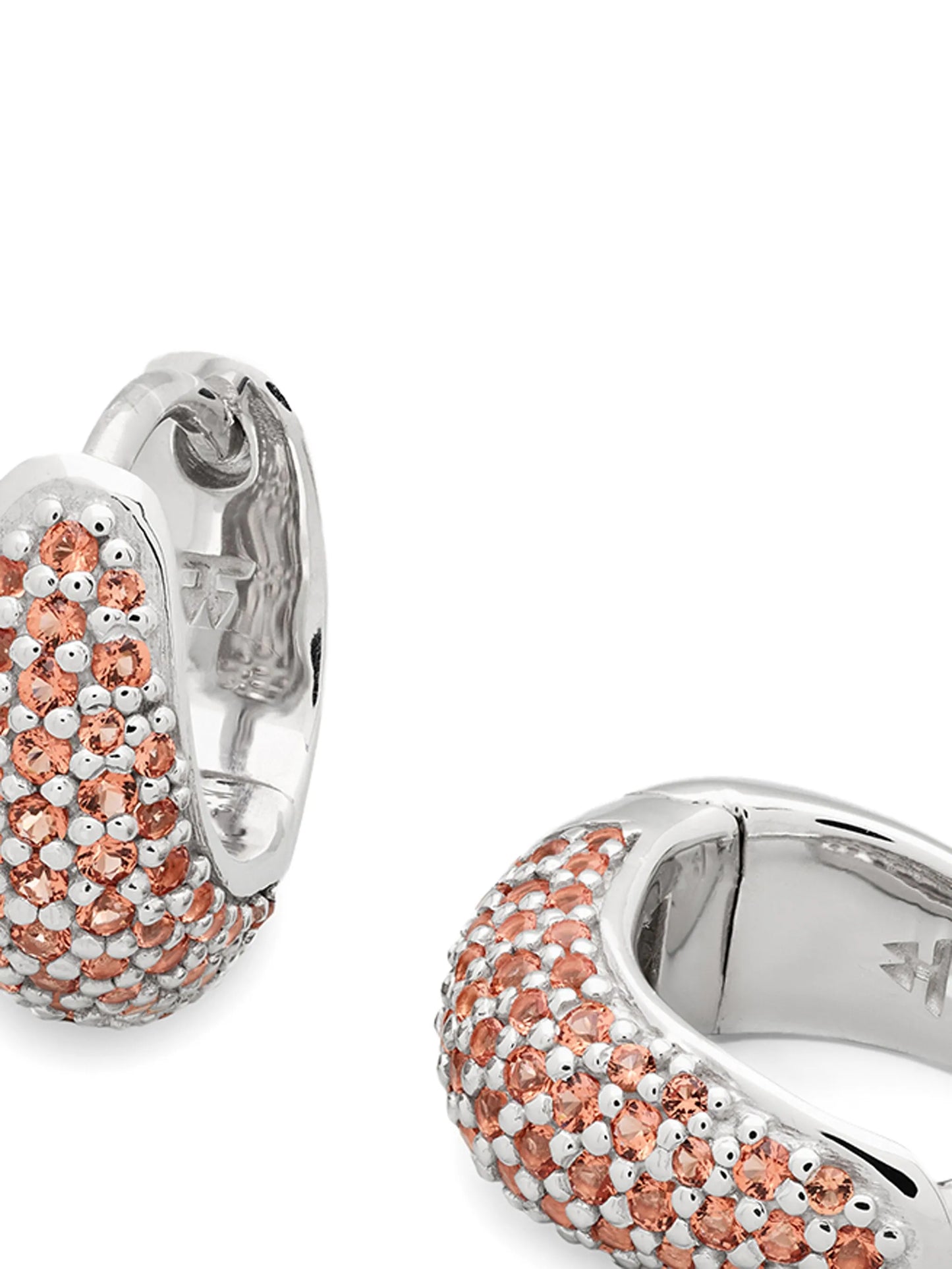 Sunset huggie earrings