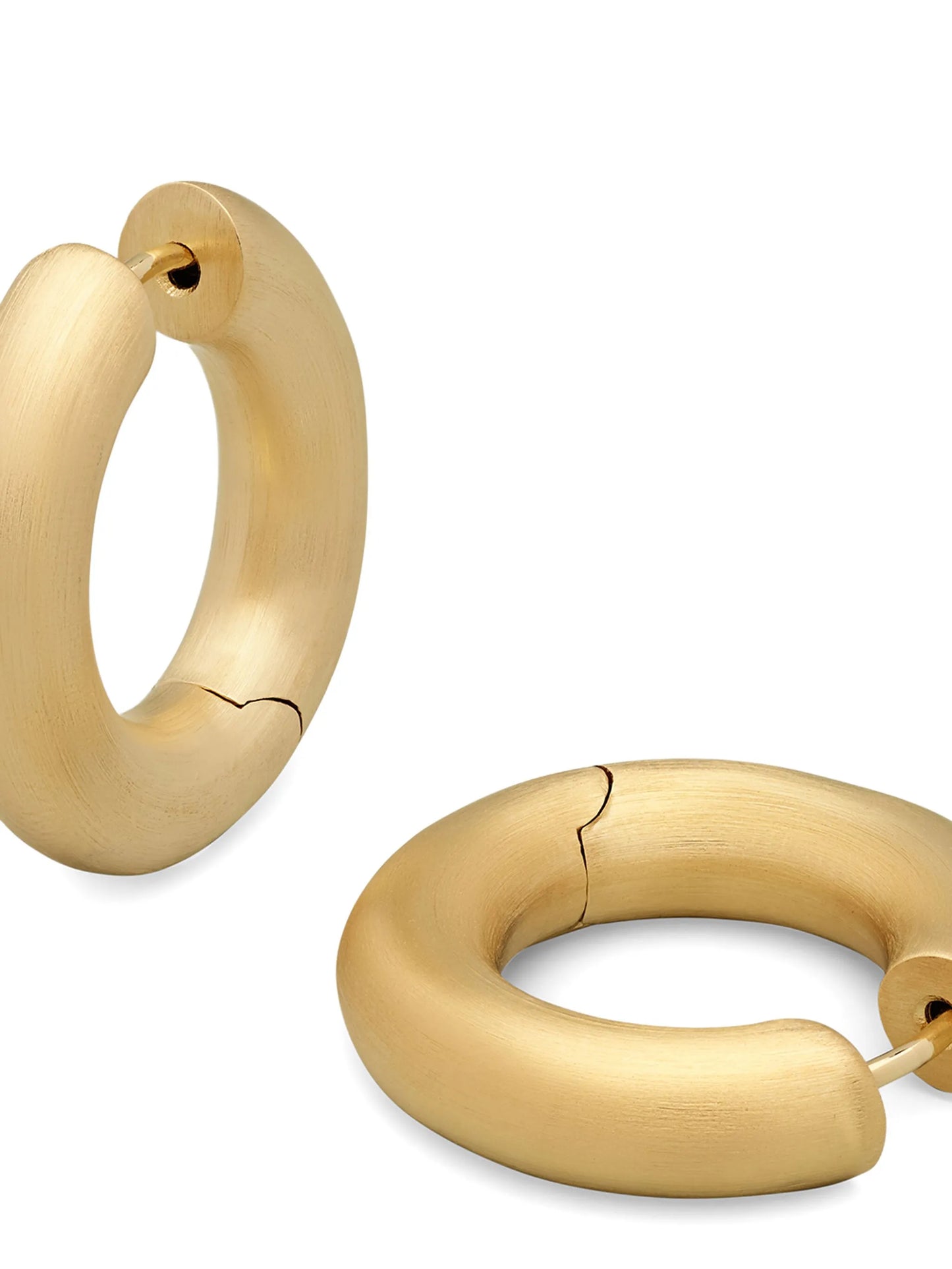 medium Chunky hoop earrings