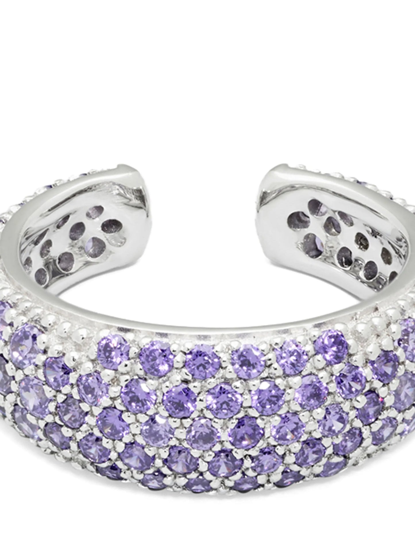 crystal-embellished thick ear cuff