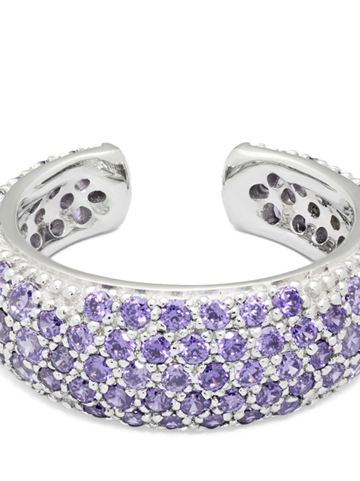 crystal-embellished thick ear cuff