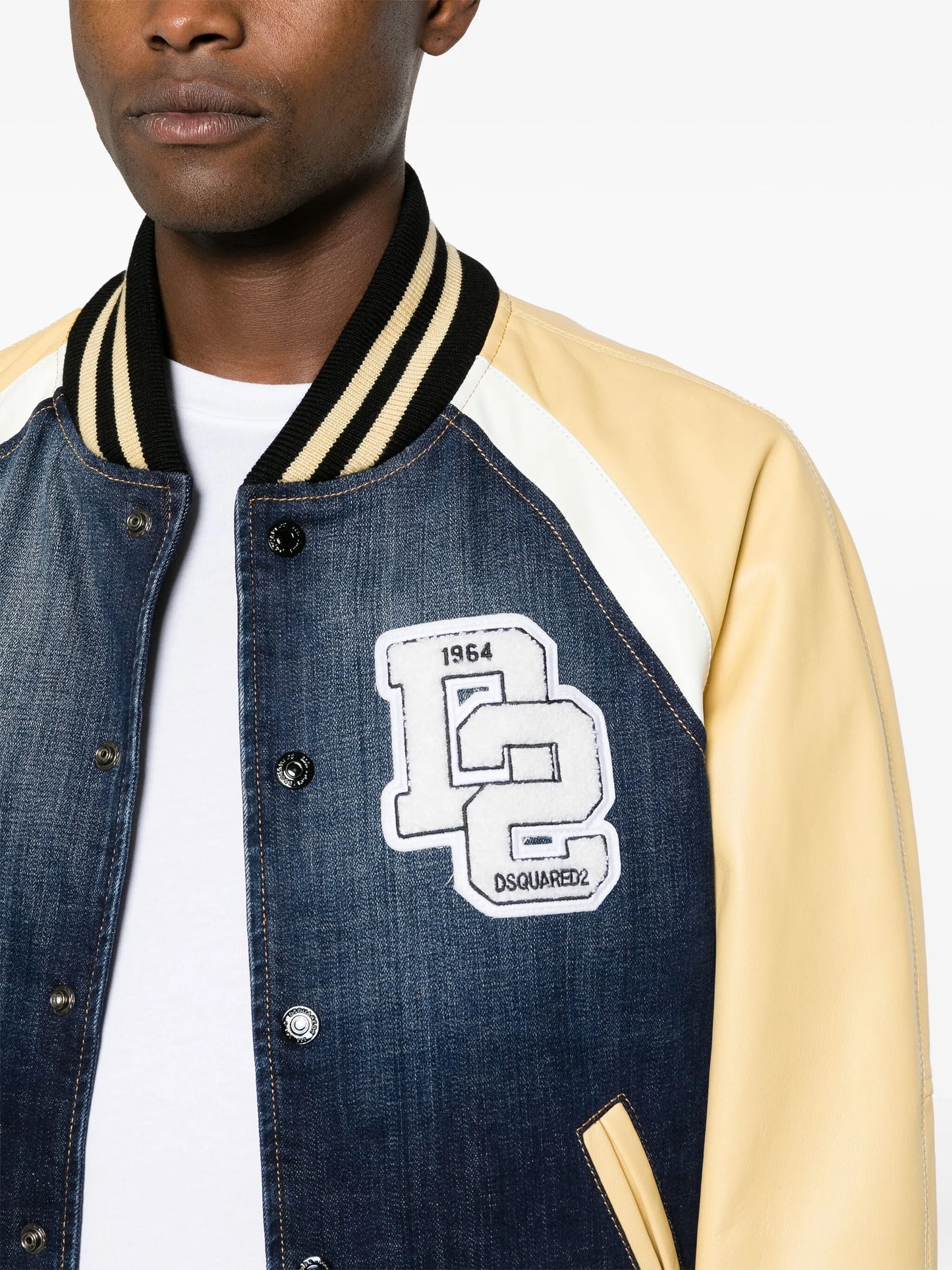Street College panelled bomber jacket
