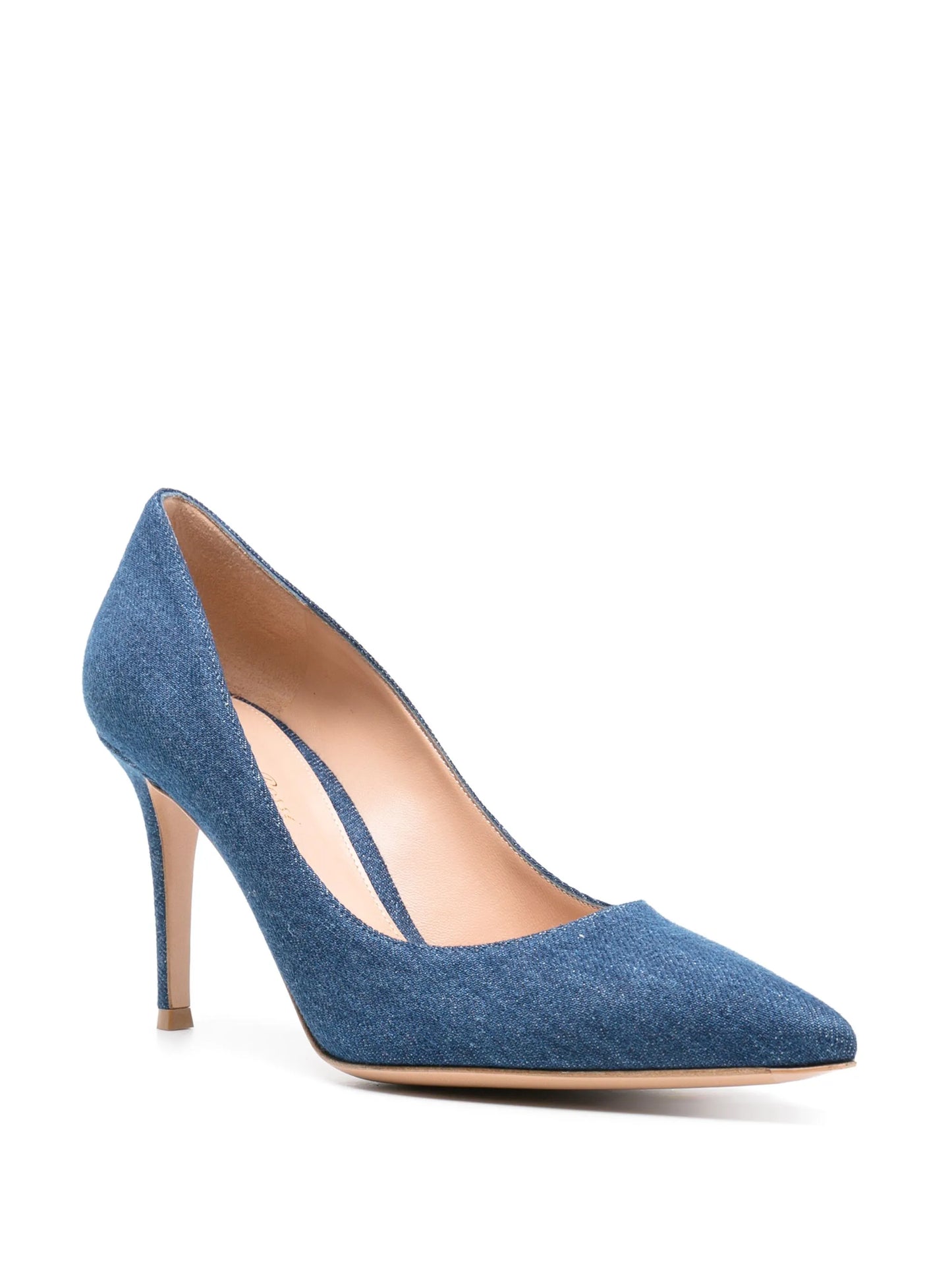 Gianvito 85mm denim pumps
