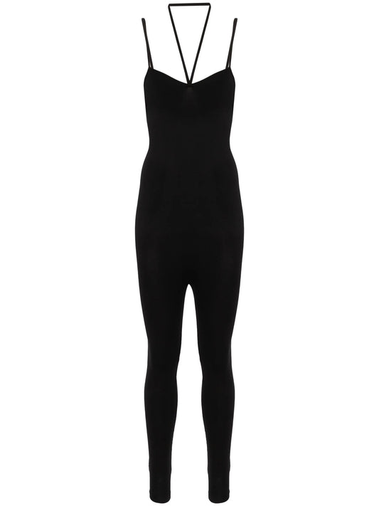 ribbed-detailed jumpsuit