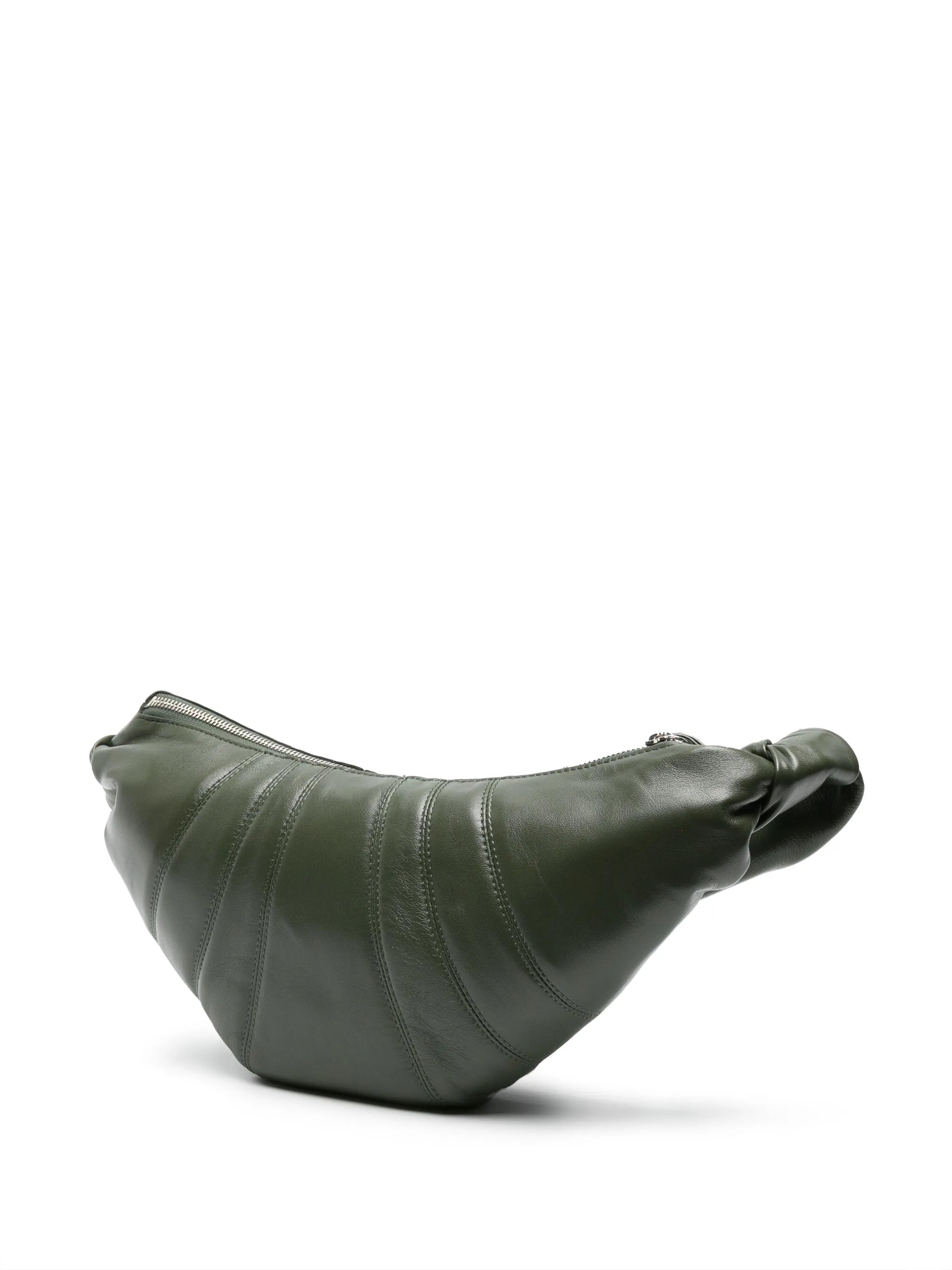 small Croissant leather shoulder bag