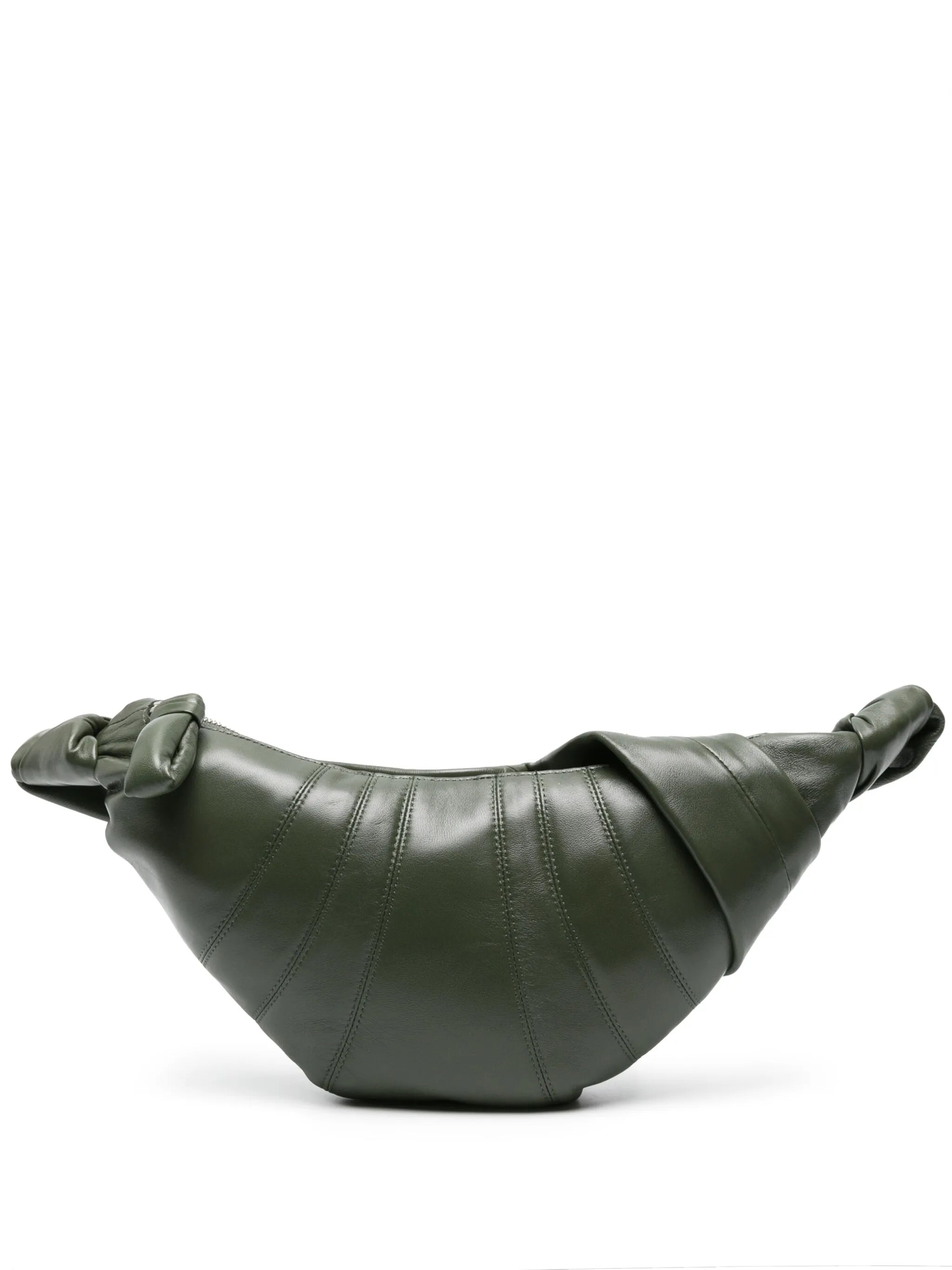 small Croissant leather shoulder bag