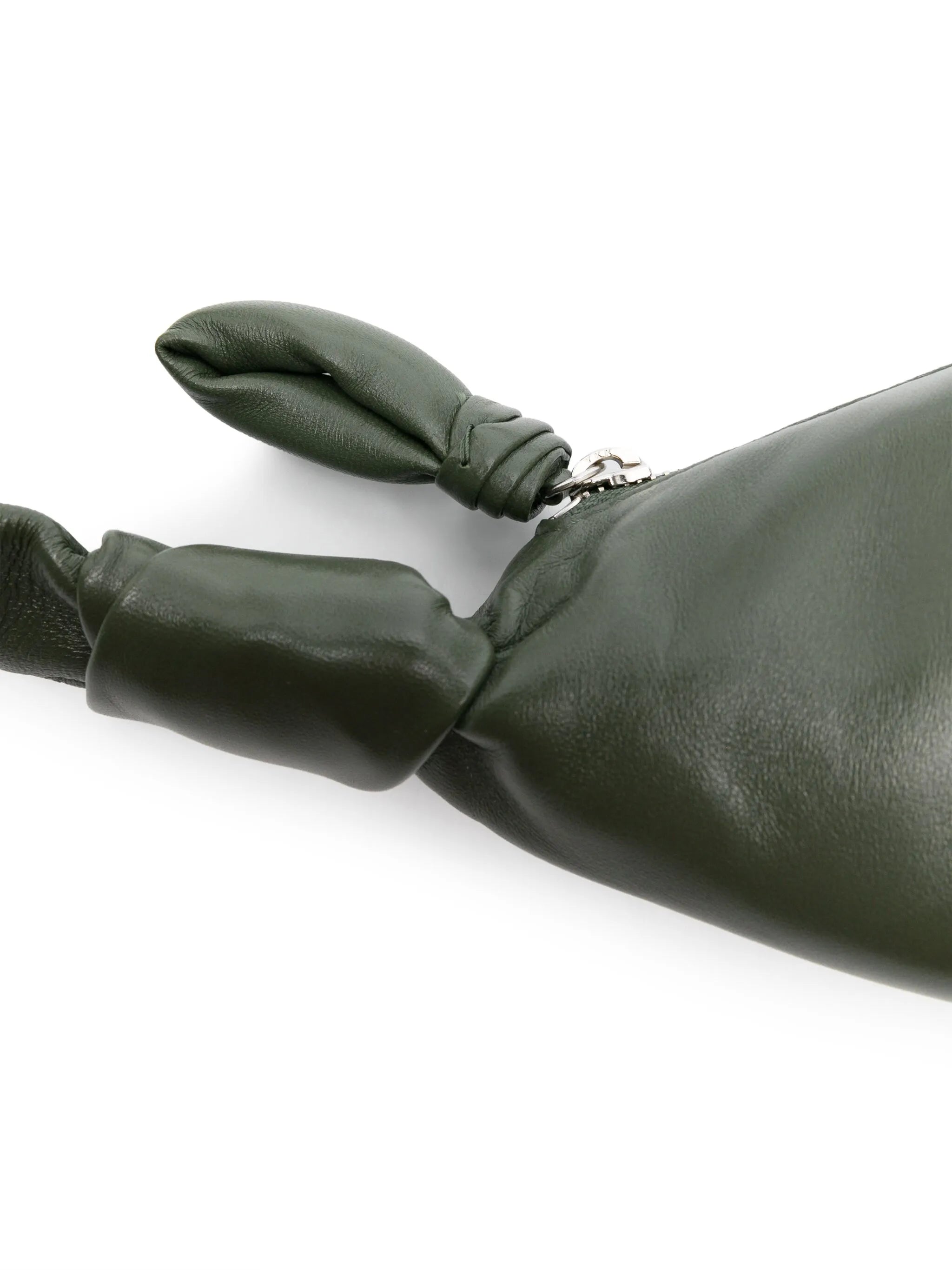 small Croissant leather shoulder bag