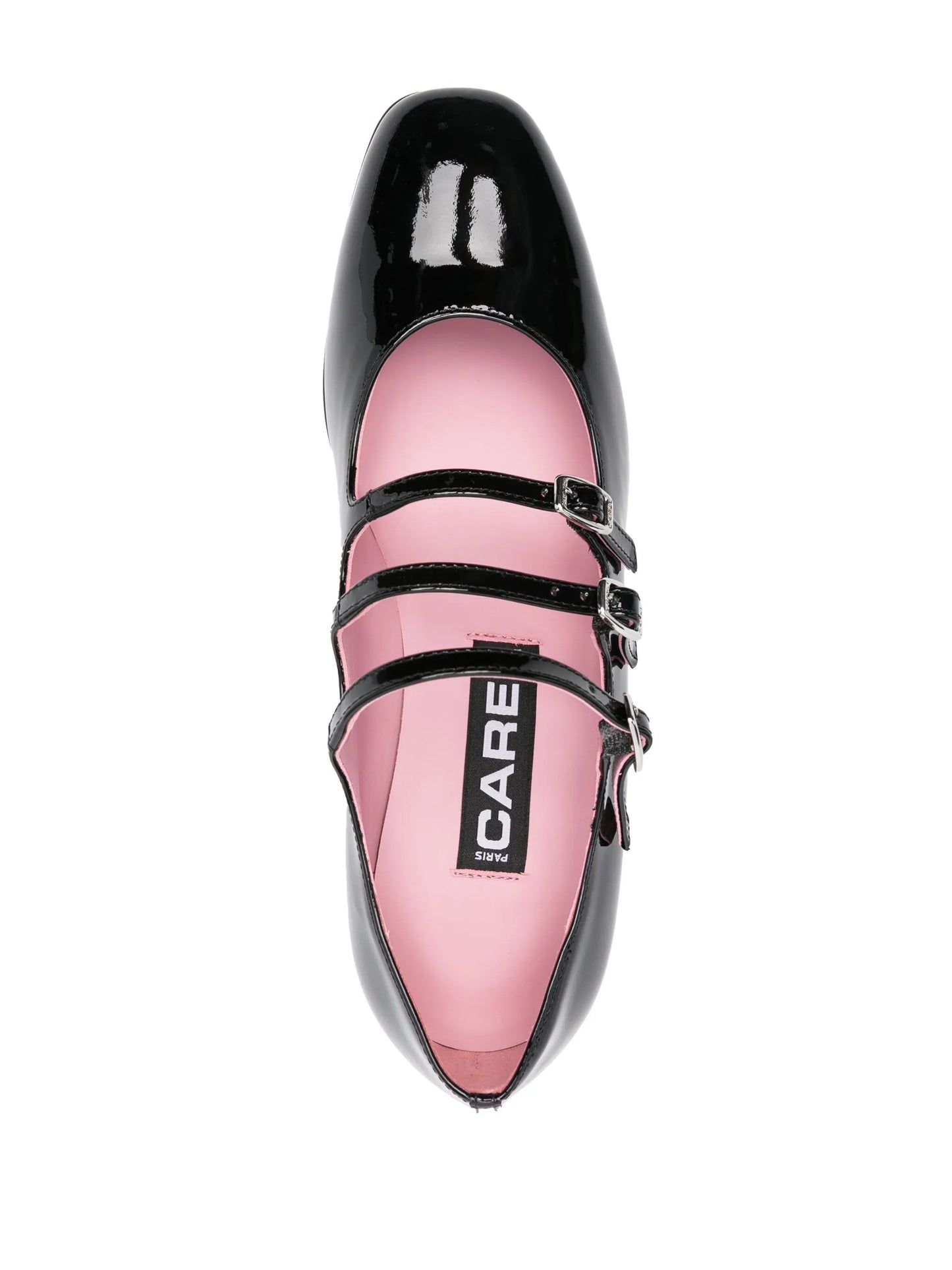 Kina 40mm patent-leather pumps