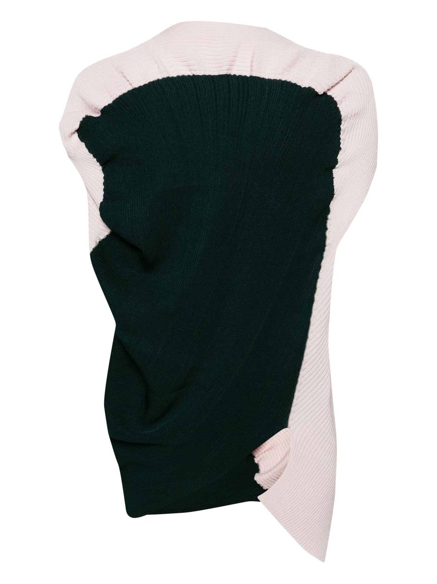 asymmetric ribbed jumper