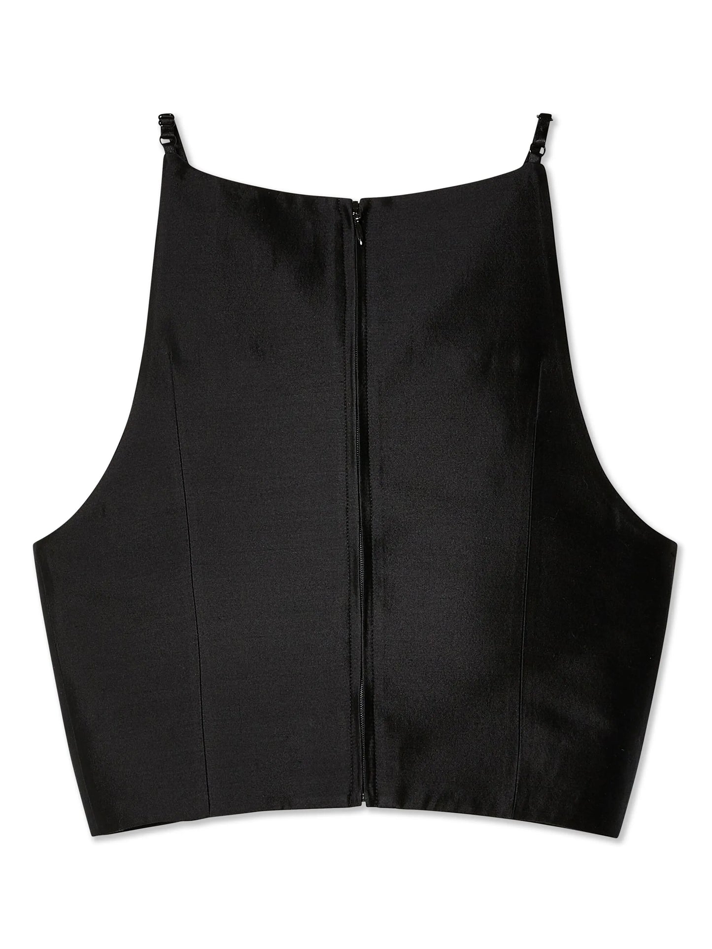 bow-embellished cropped top