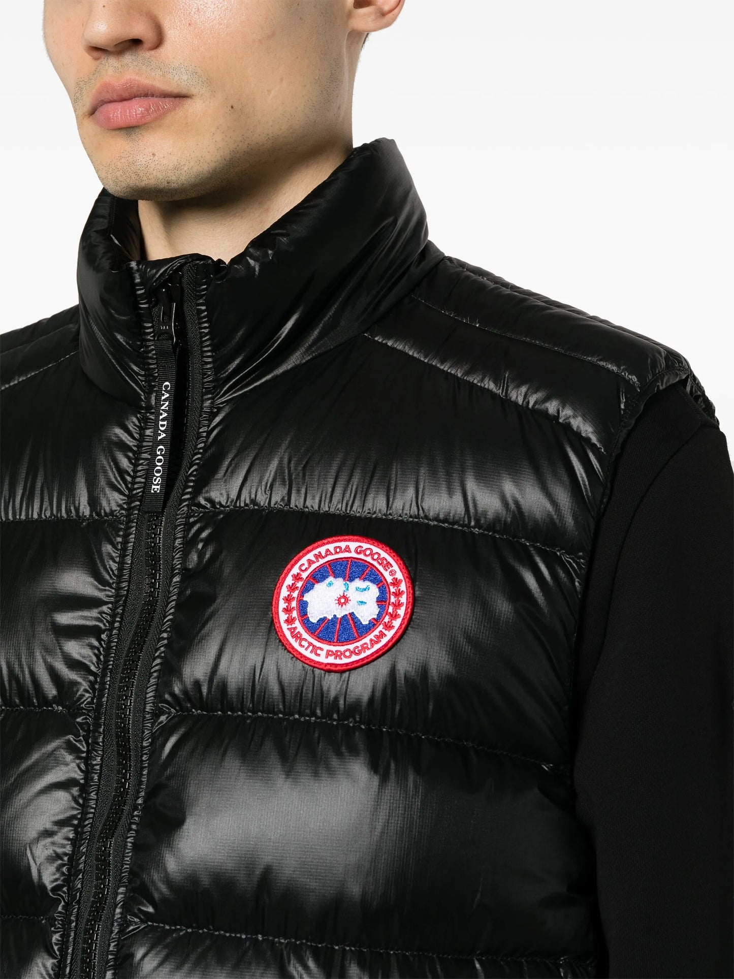Crofton quilted logo-patch gilet