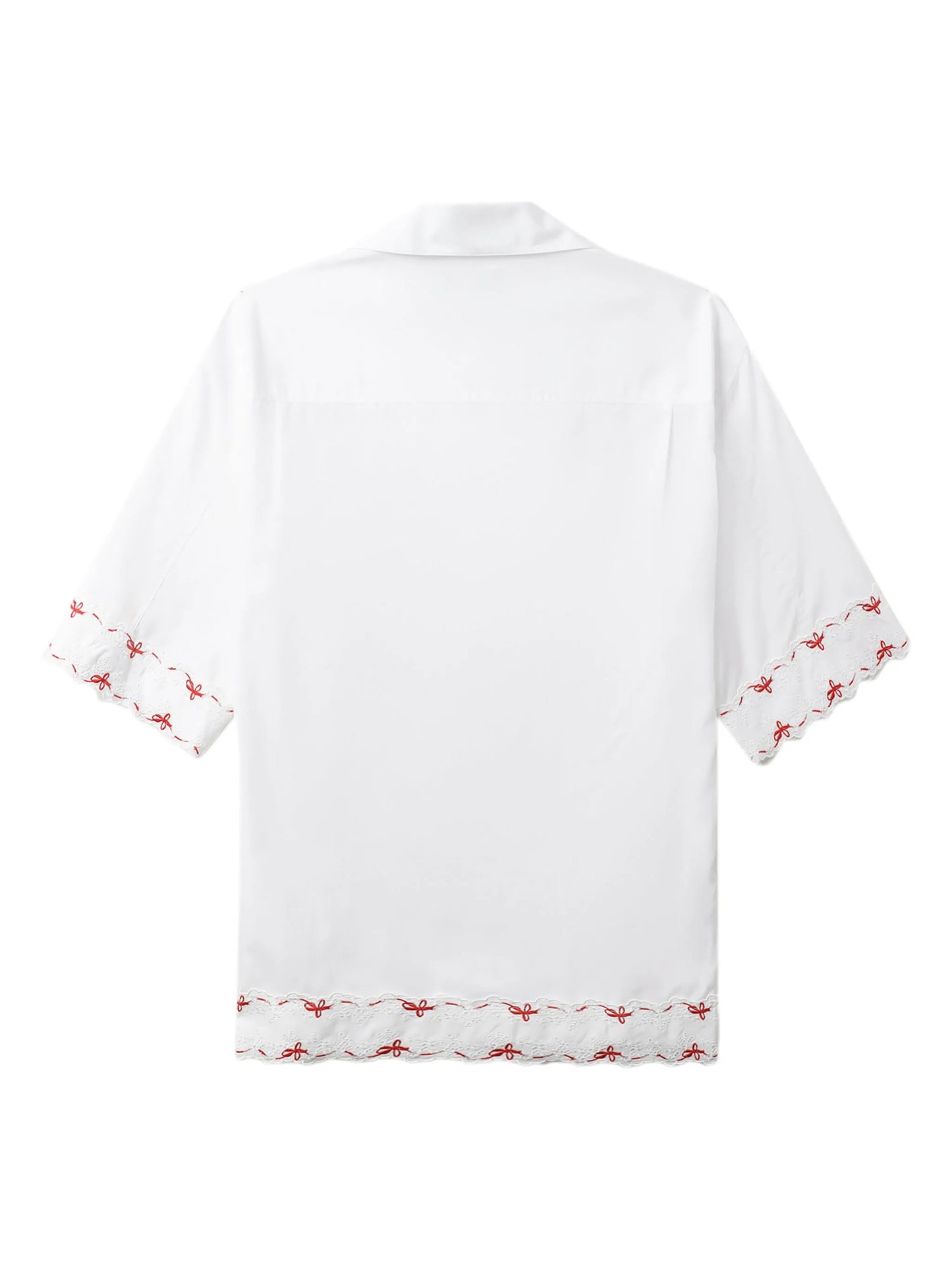 broderie-anglaise cotton shirt