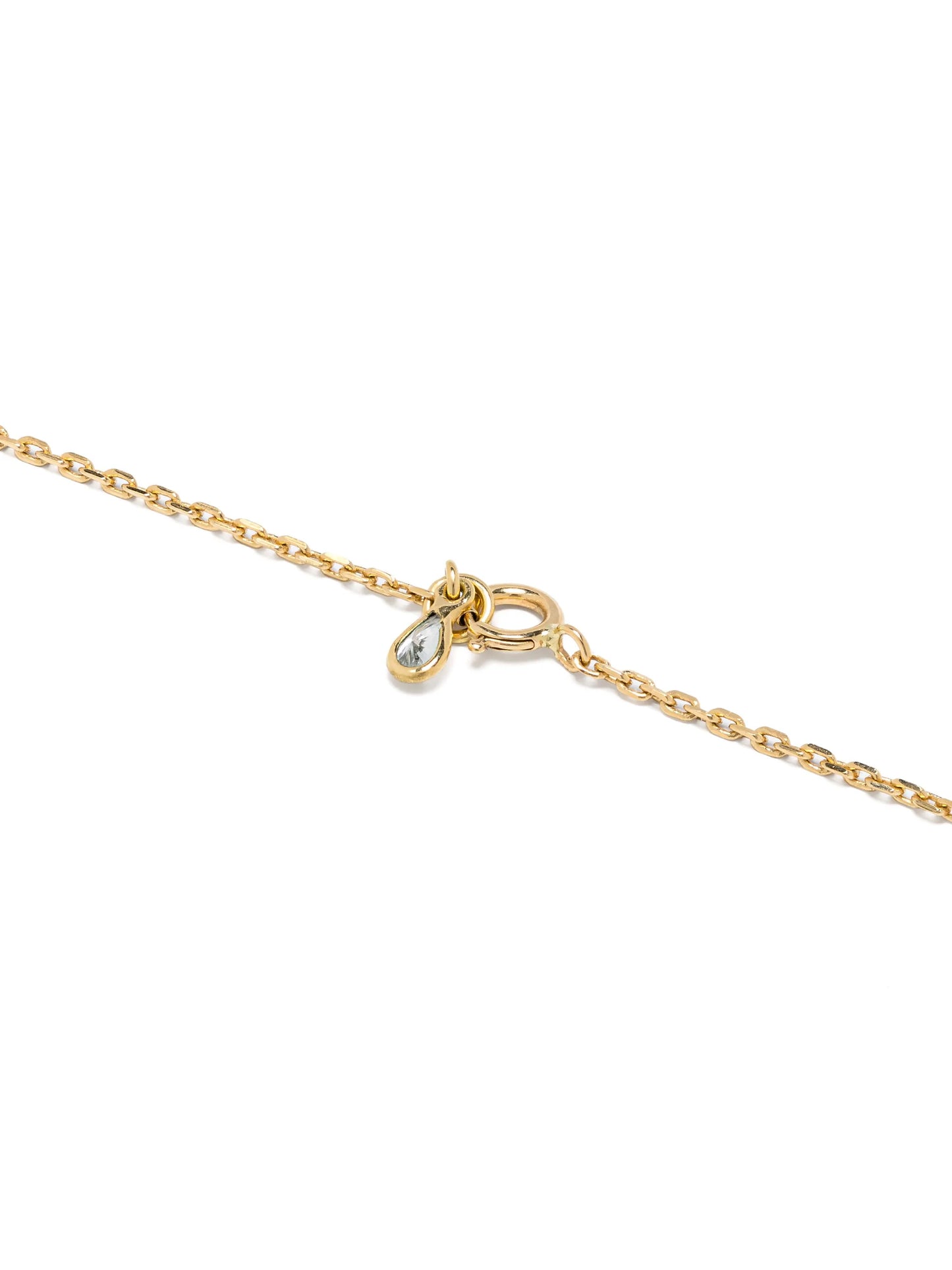 18kt yellow gold Frame multi-stone necklace
