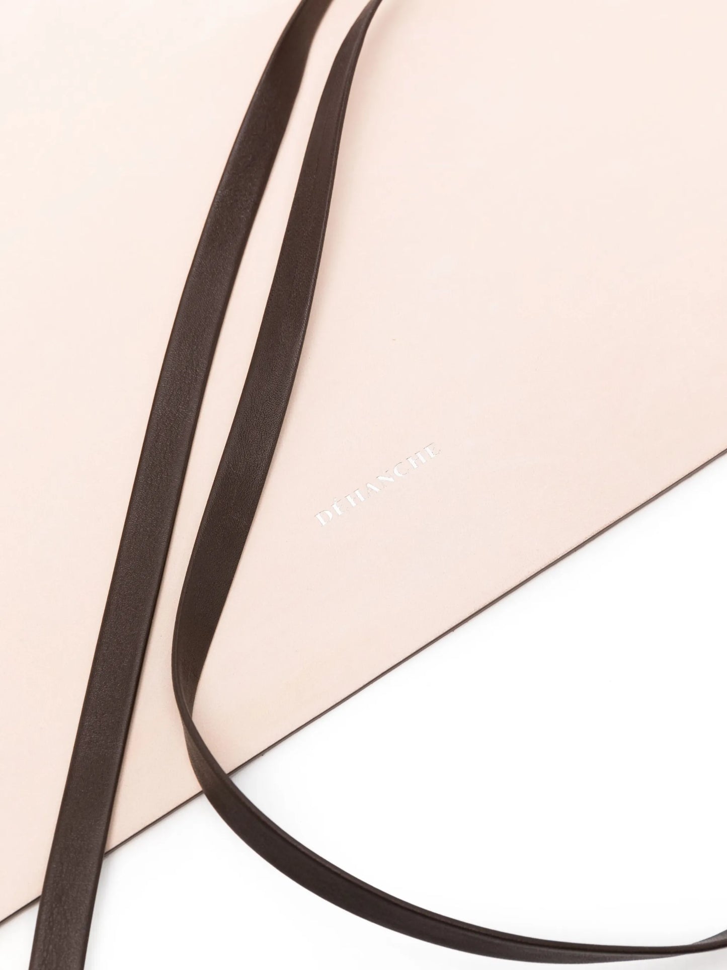 Undone corset chocolate suede belt
