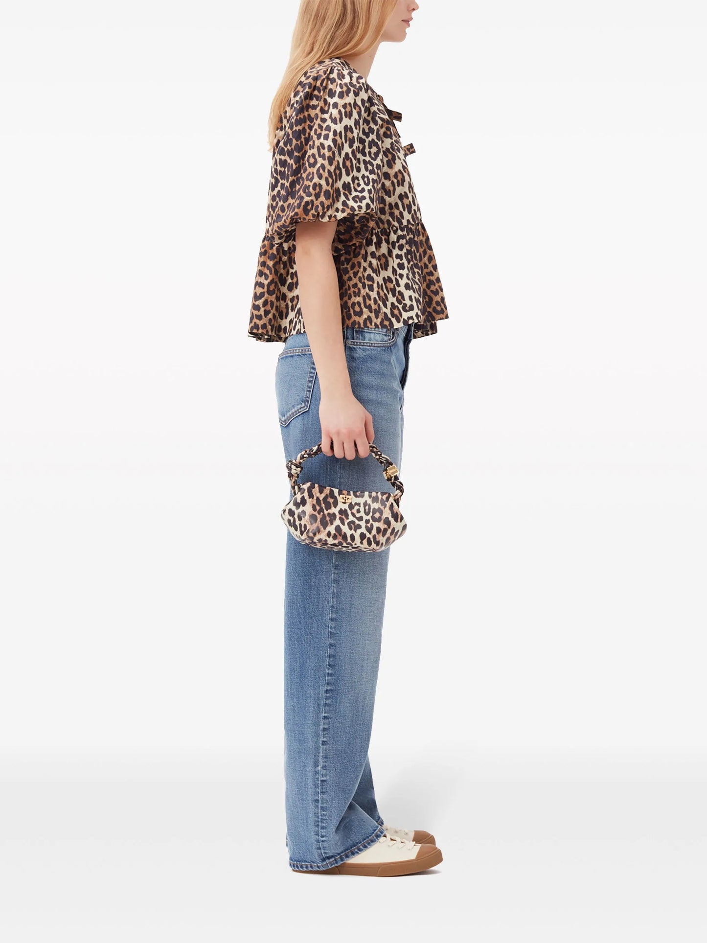 mini Bou leopard-print bag