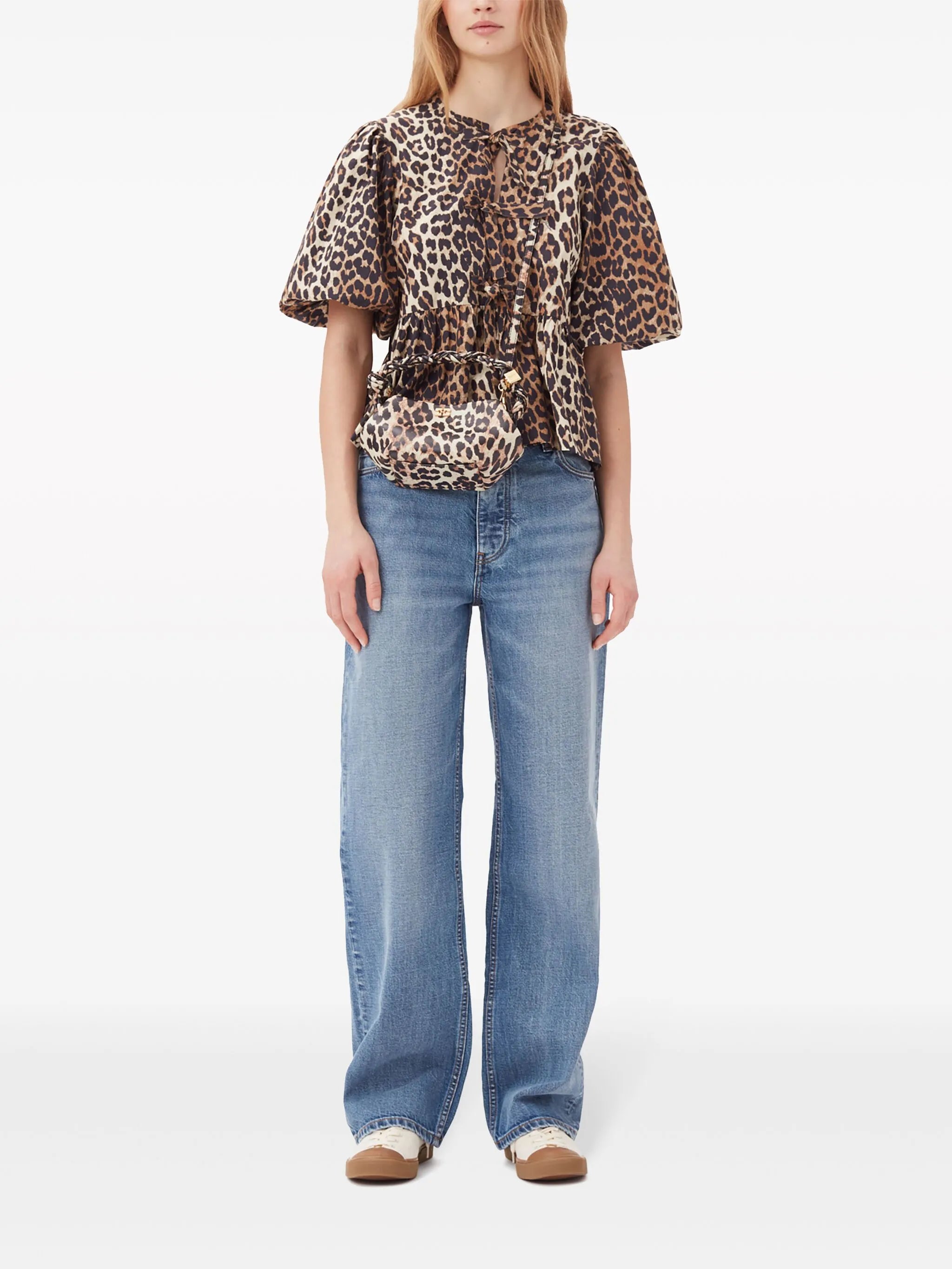 Bou leopard-print mini bag