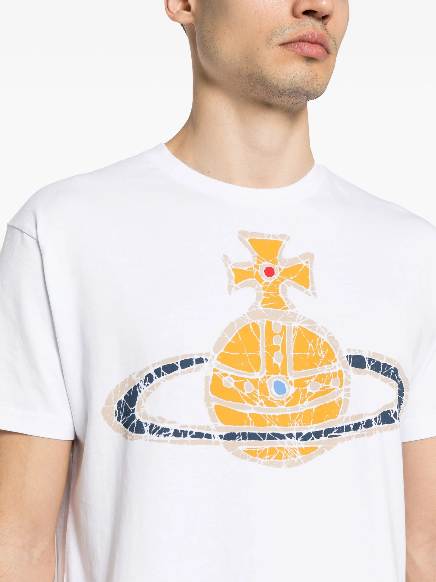 Orb logo-print cotton T-shirt
