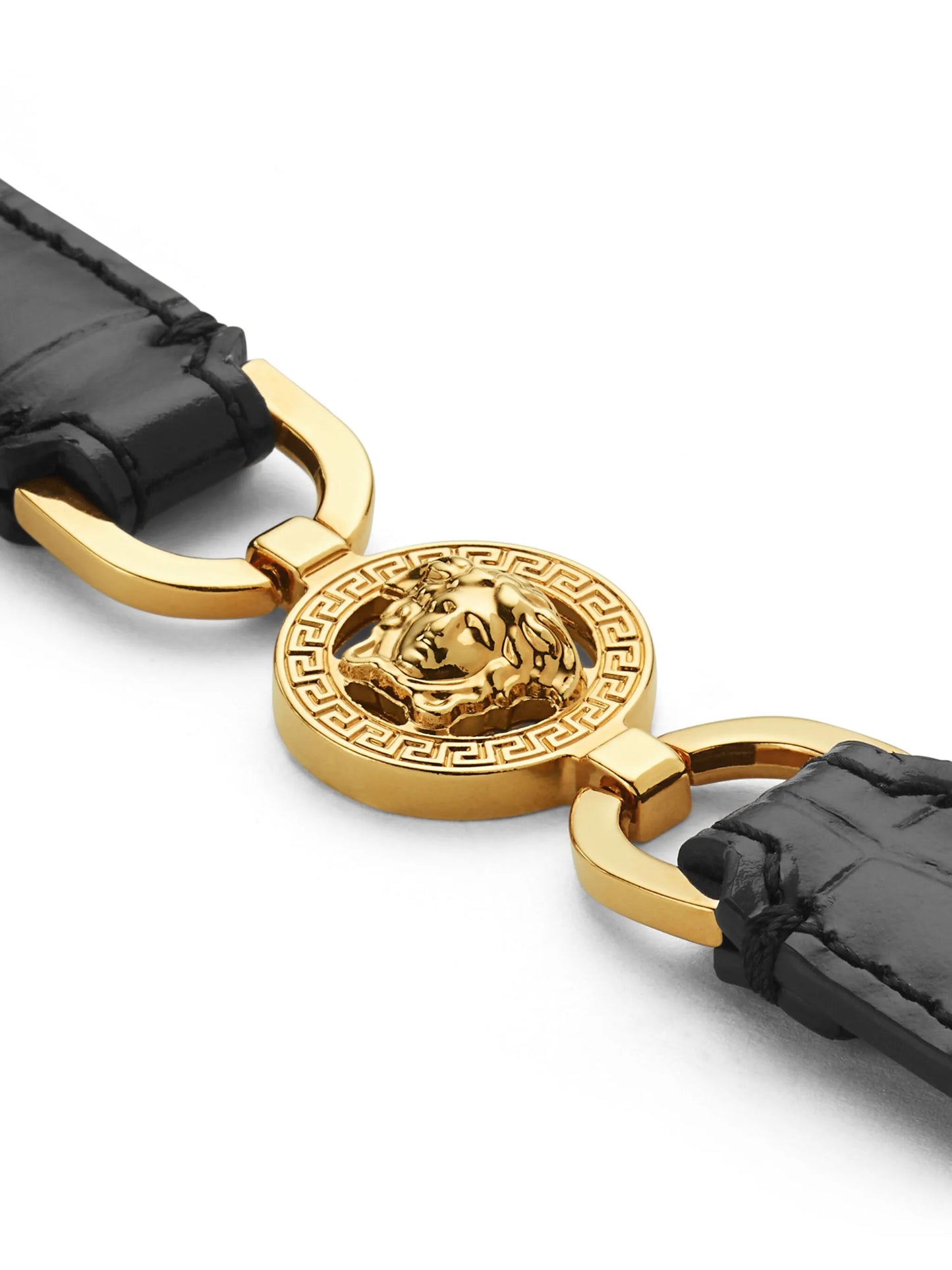 Medusa '95 leather bracelet